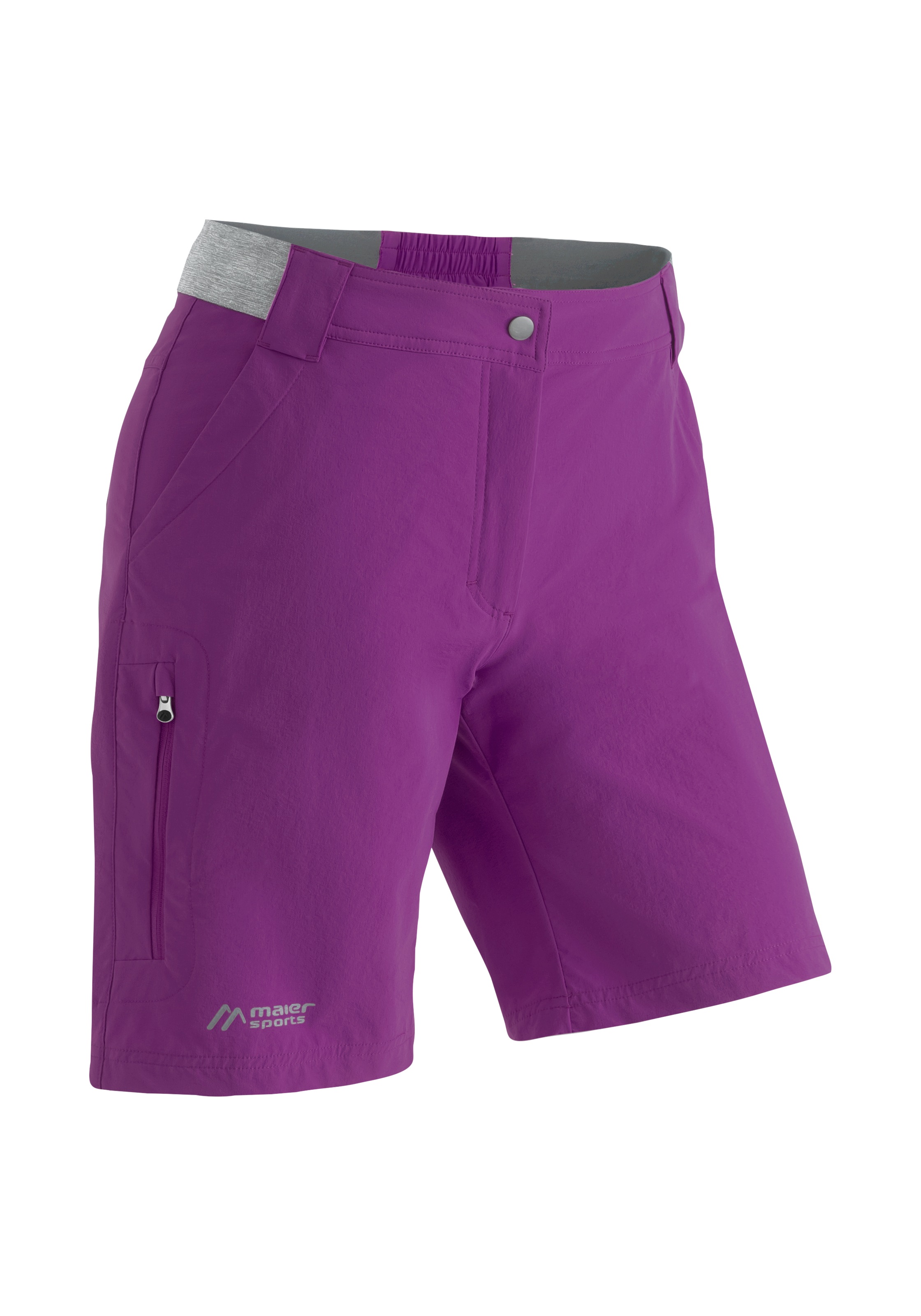 Maier Sports Funktionsshorts "Norit Short W", Damen Shorts, kurze Outdoor-Hose, Bermuda mit 5 Taschen, Regular Fit