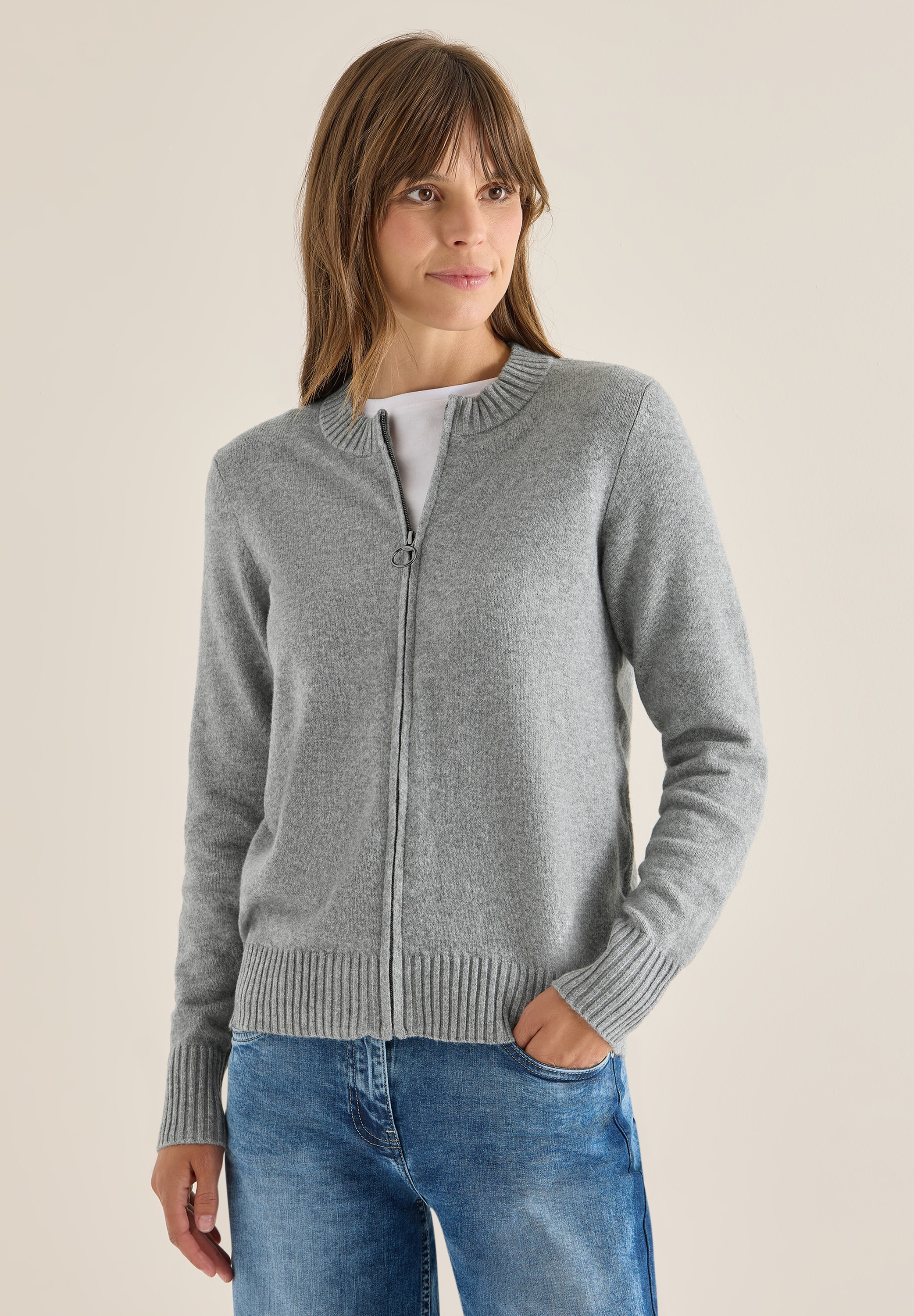 Cecil Cardigan mit Ripp-Details günstig online kaufen