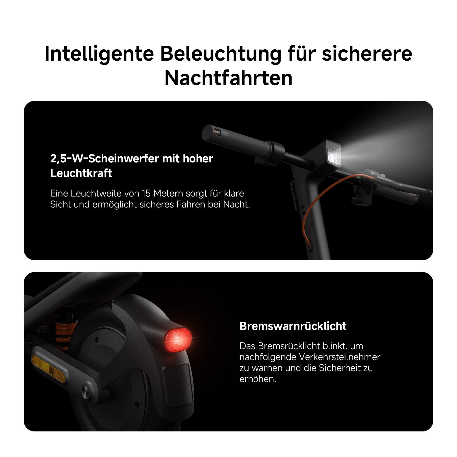 Xiaomi E-Scooter »Electric Scooter 6 DE« 20 km/h 45 km Smart Battery Management System (BMS), App‑Anbindung