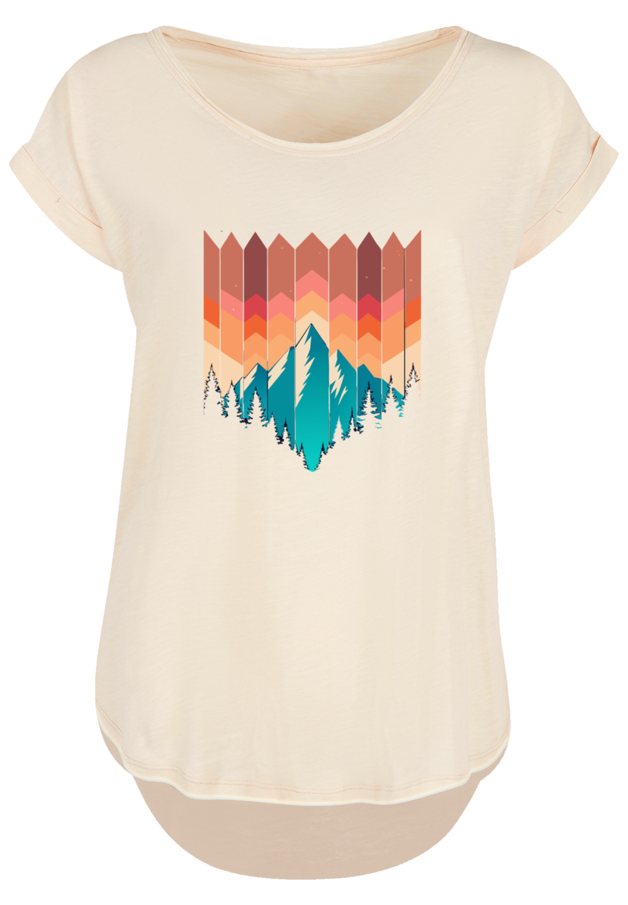 F4NT4STIC »Berg Sonnenuntergang Geometrisch« Premium Qualität