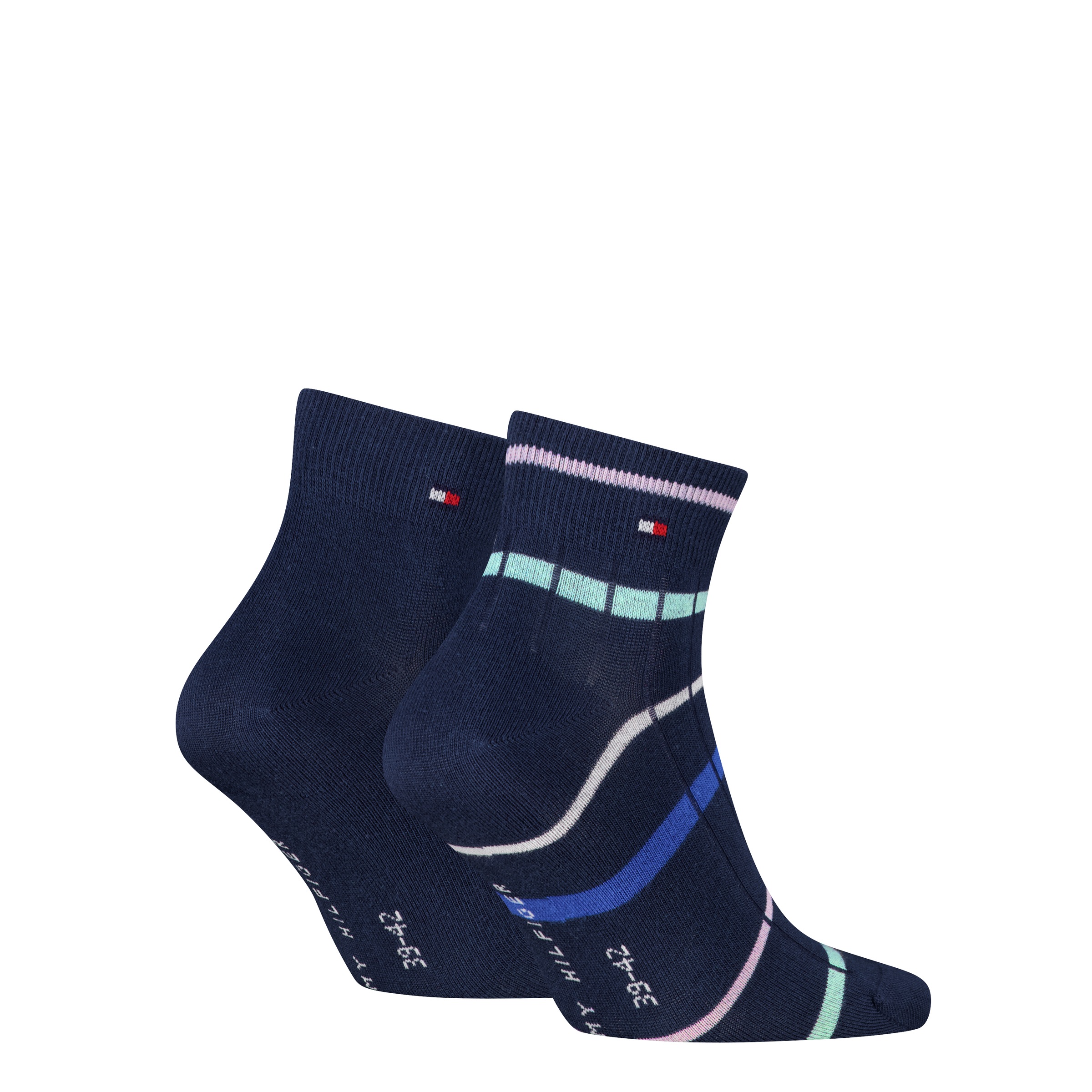 Tommy Hilfiger Kurzsocken "TH MEN QUARTER 2P SUMMER BRETON" 2 Paar günstig online kaufen