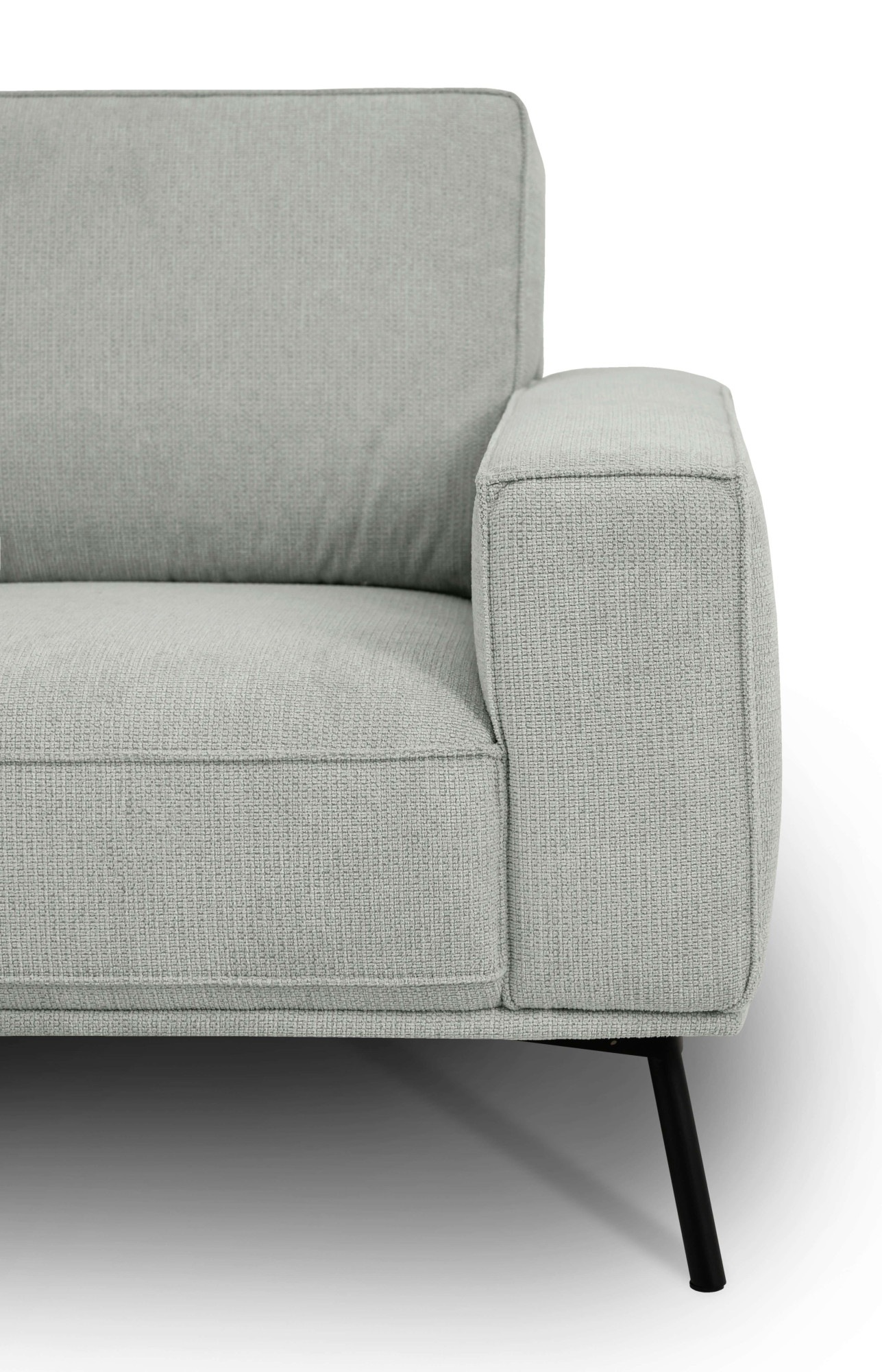 andas Ecksofa »Vosby«, Breite 260 cm, Chenille, mit dekorativer Kedernaht