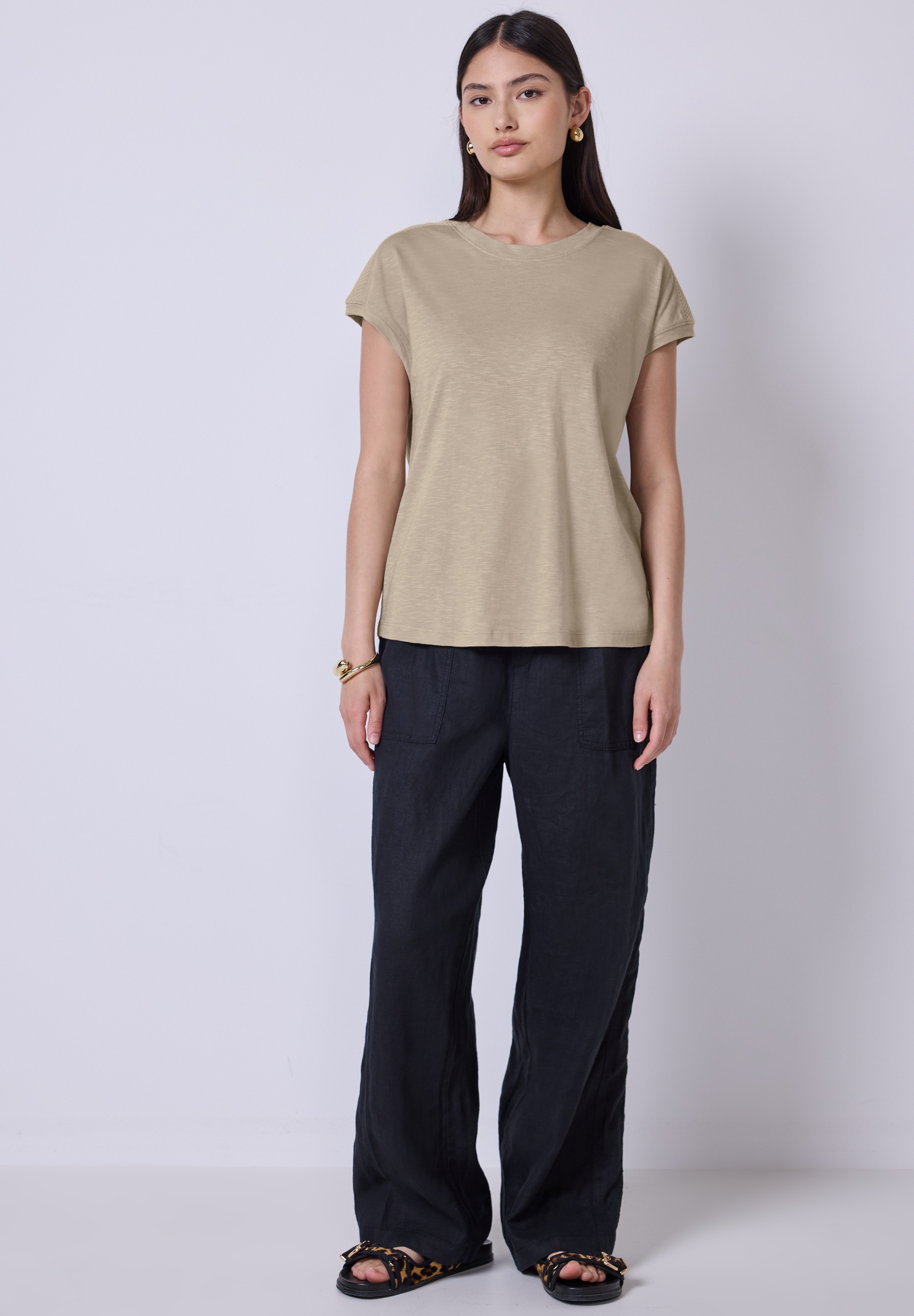 STREET ONE STUDIO T-Shirt, im soften Baumwoll-Mix