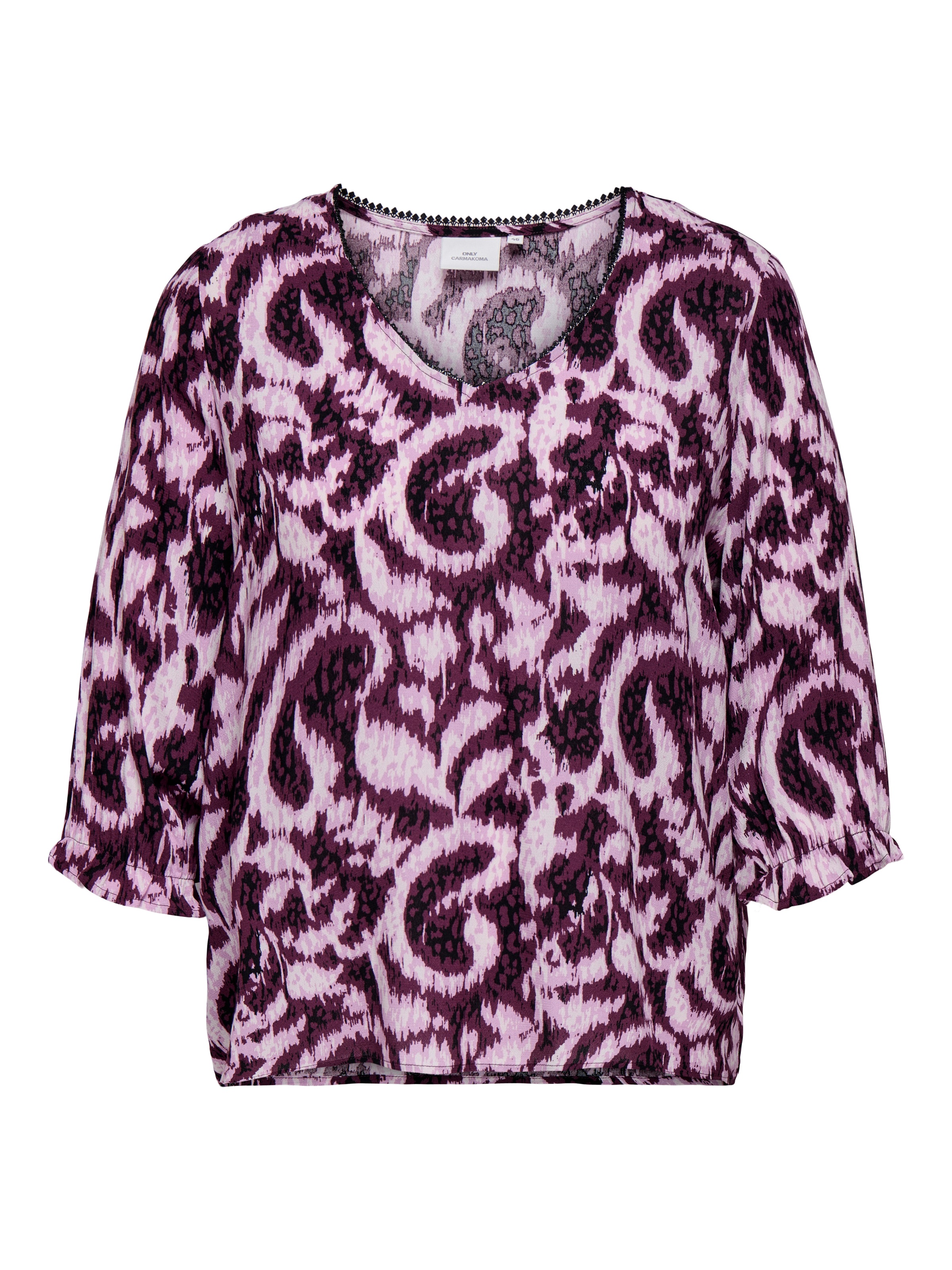 ONLY CARMAKOMA Shirtbluse »CARTYLA LIFE 3/4 BLOUSE AOP«