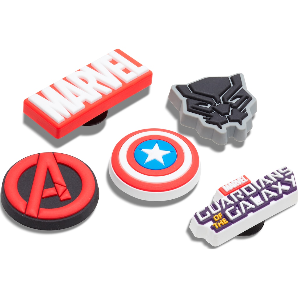 Crocs Schuhanstecker »Jibbitz™ Marvel Comics«, (Set, 5 tlg., Kein Spielzeug. Nicht geeignet für Kinder unter 3 Jahren.)