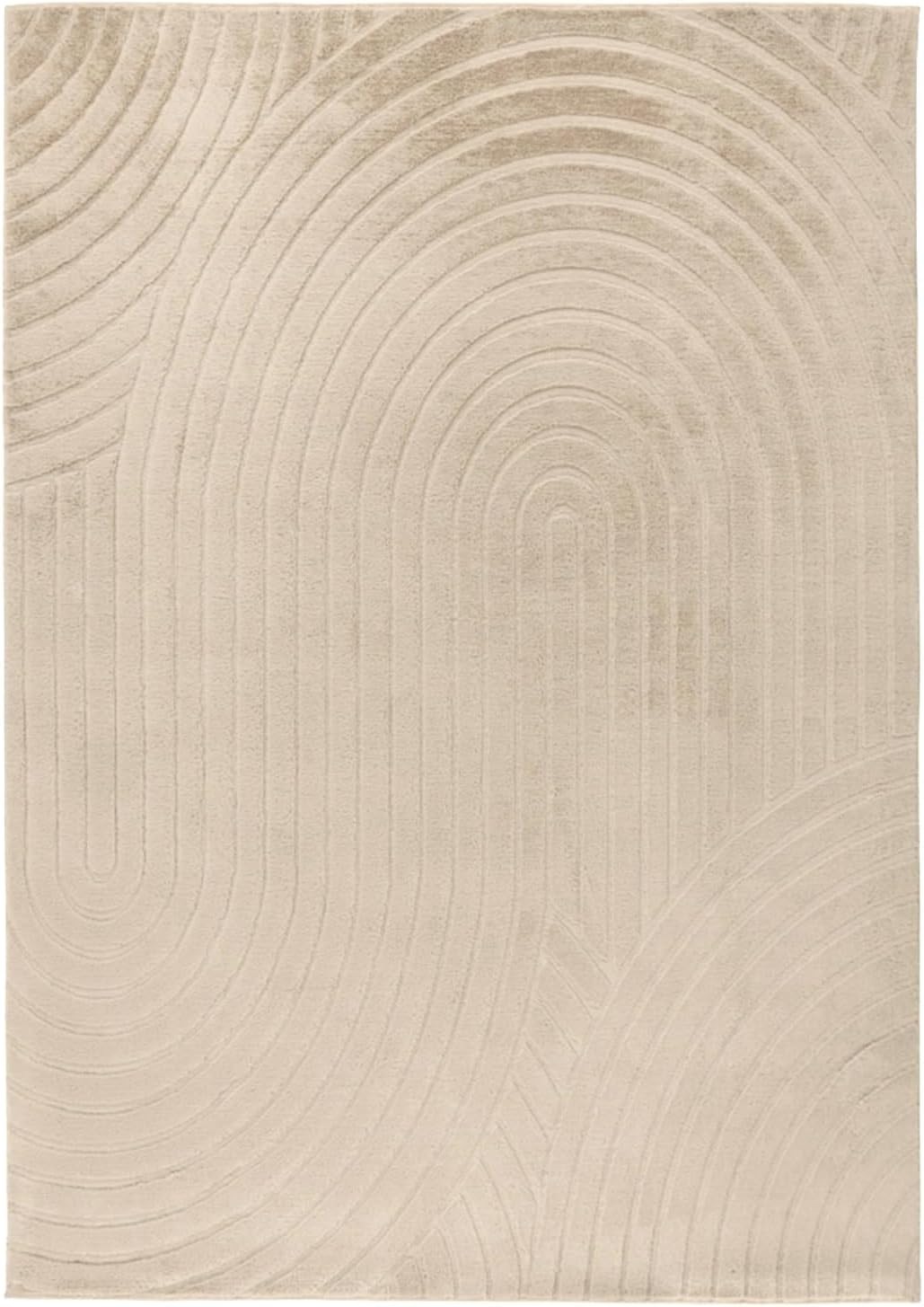 Carpet City Teppich "WAVES 501" rechteckig 12 mm Höhe Kurzflor, Hochtief-Mu günstig online kaufen