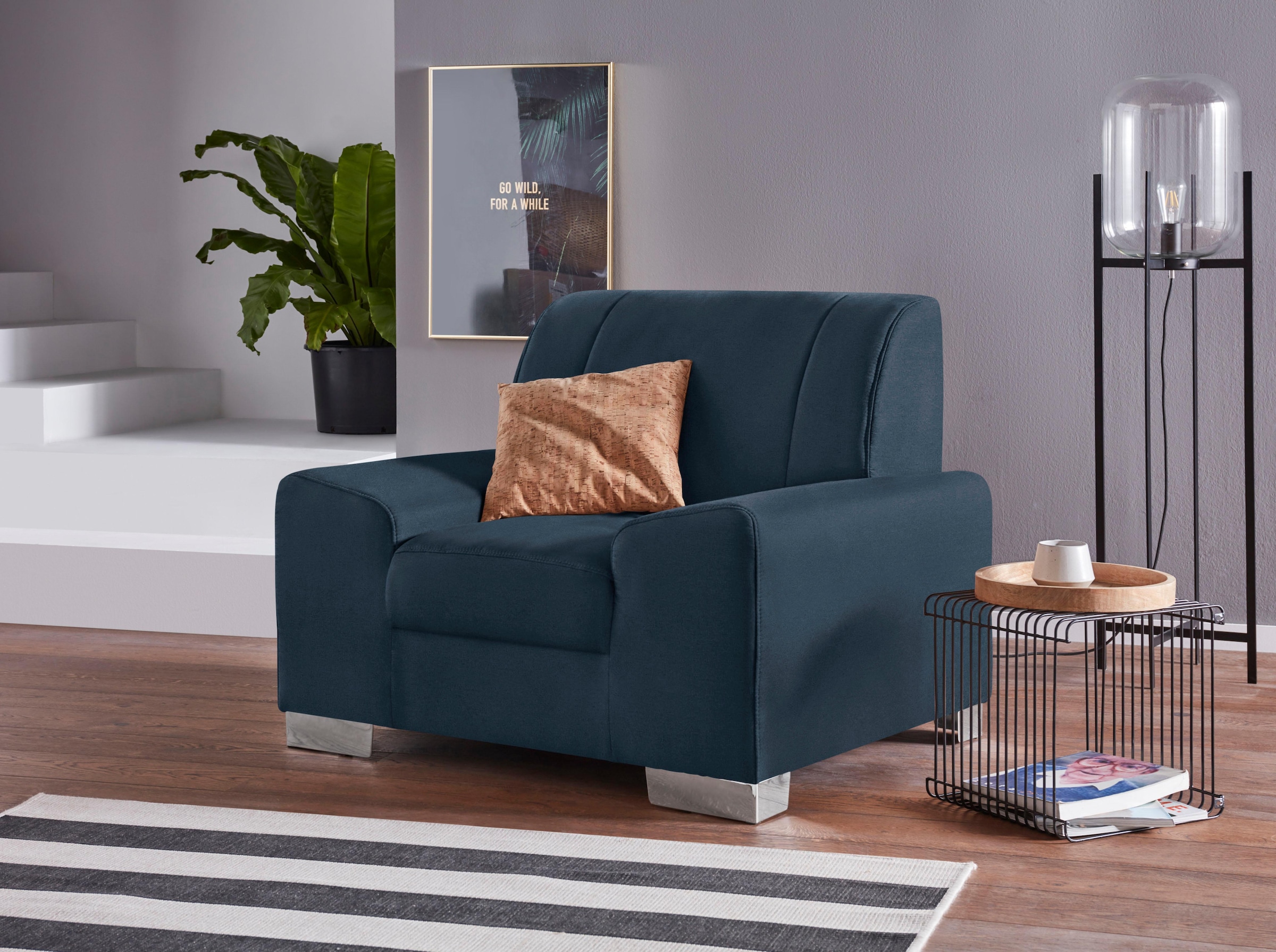 DOMO collection Sessel »Anzio«, wahlweise mit Federkern