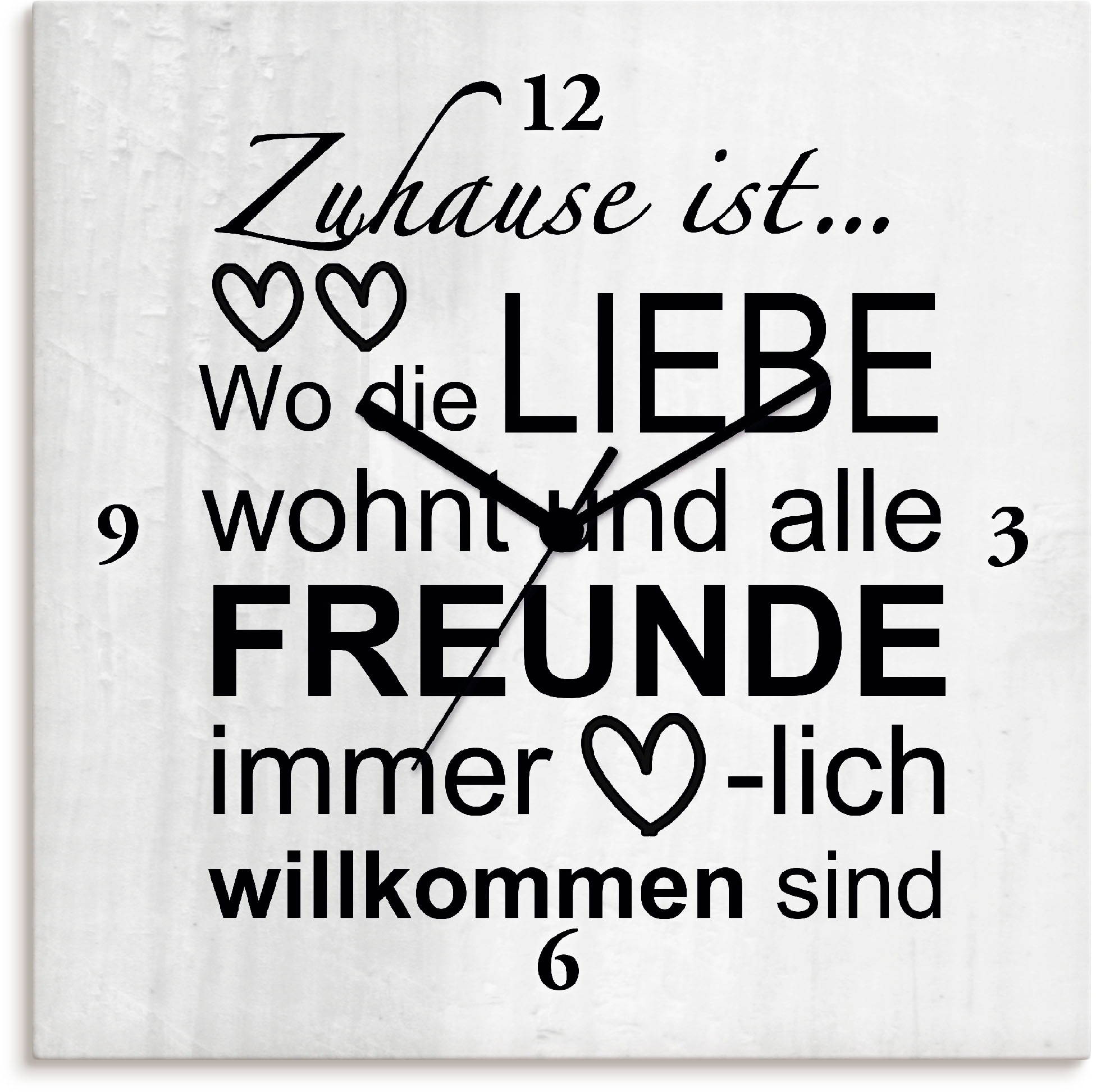 Artland Sieninis laikrodis »Wo die Liebe wohnt...