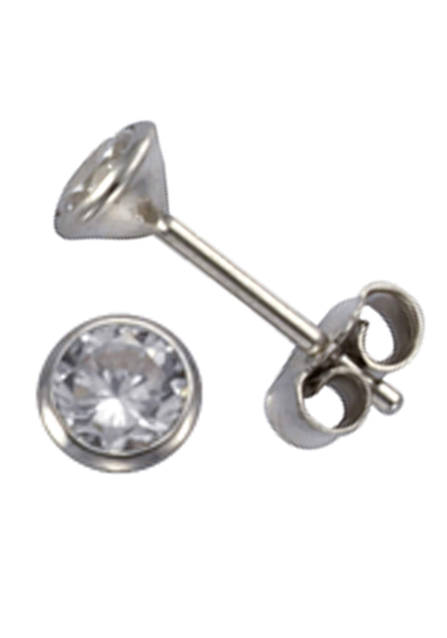 Firetti Paar Ohrstecker »Schmuck Geschenk Silber 925 Ohrschmuck Solitär«, mit Zirkonia (synth.)