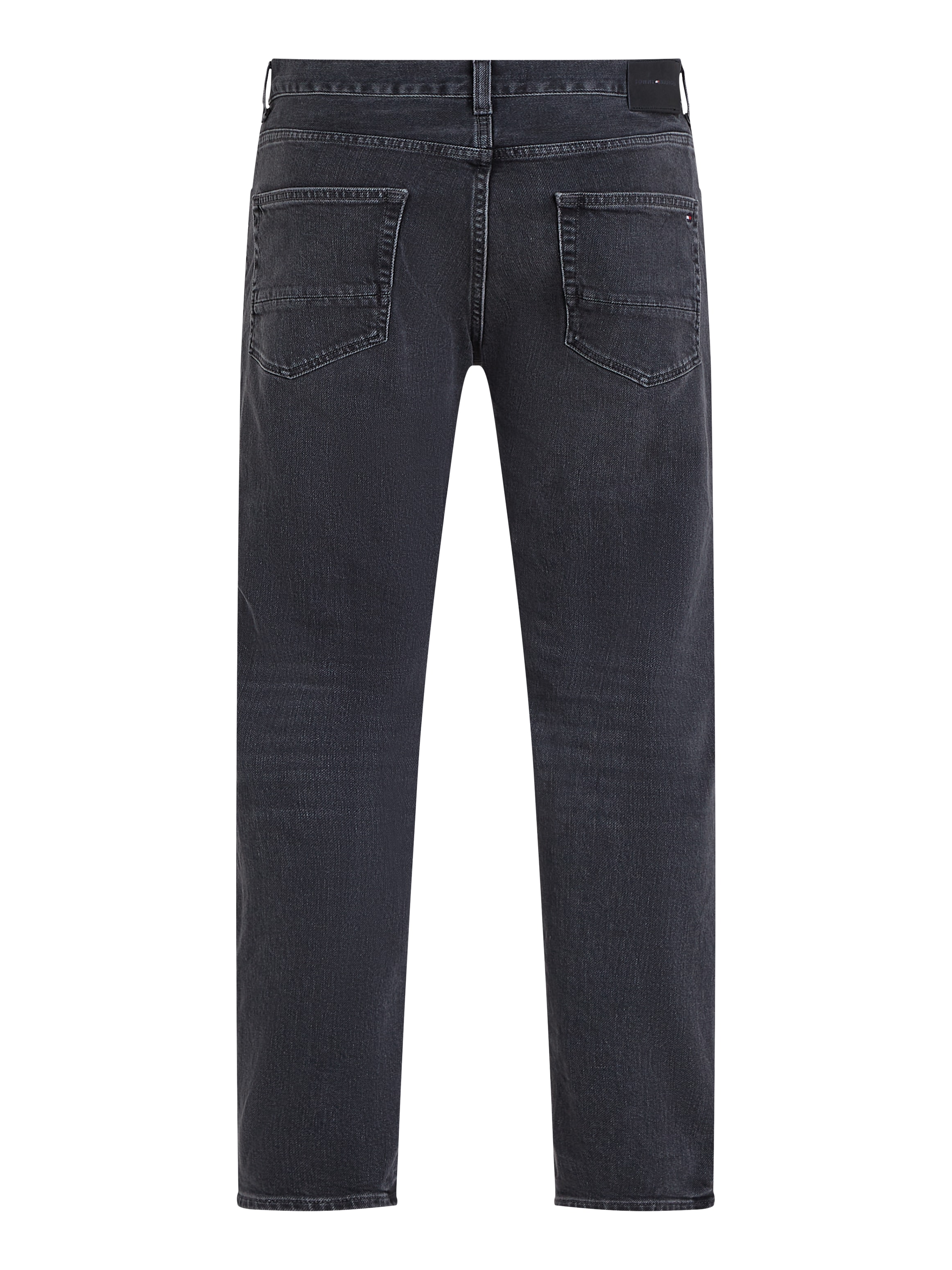 Tommy Hilfiger Straight-Jeans »STRAIGHT DENTON STR CLARK BLACK«, in schwarzer Waschung