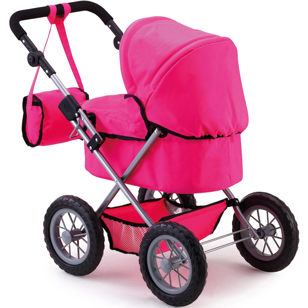 Bayer Puppenwagen »Trendy, pink«, mit Wickeltasche