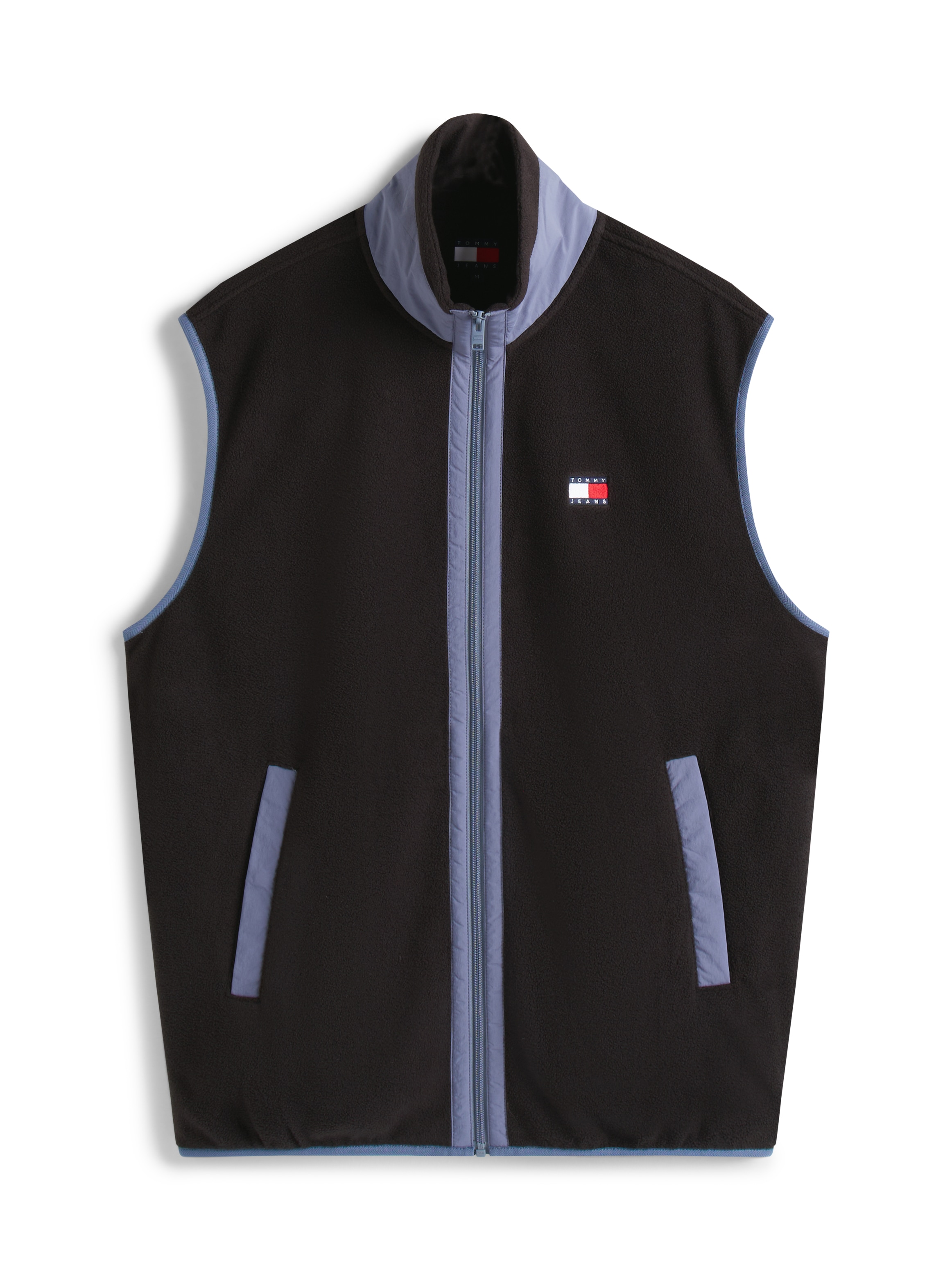 Tommy Jeans Fellimitatweste »TJM REG POLAR FLEECE VEST EXT«, Mit Rundhalsausschnitt
