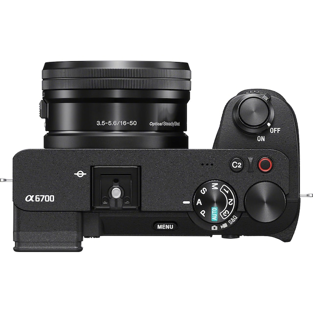 Sony Systemkamera »Alpha ILCE-6700 + 16–50-mm-Objektiv«, 16-50mm SEL-P1650,  26 MP, Bluetooth-WLAN | BAUR