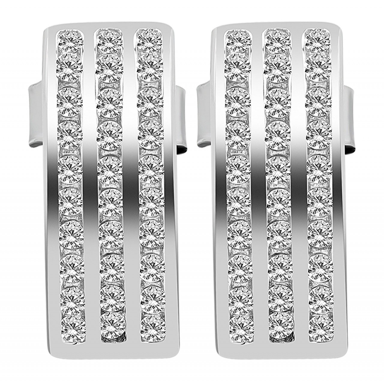 Paar Ohrhänger ADELIA´S "Damen Ohrstecker aus 925 Sterling Silber und Zirkonia", silber, Ohrringe, Damen, Damen, Silber 925 (Sterlingsilber) 2