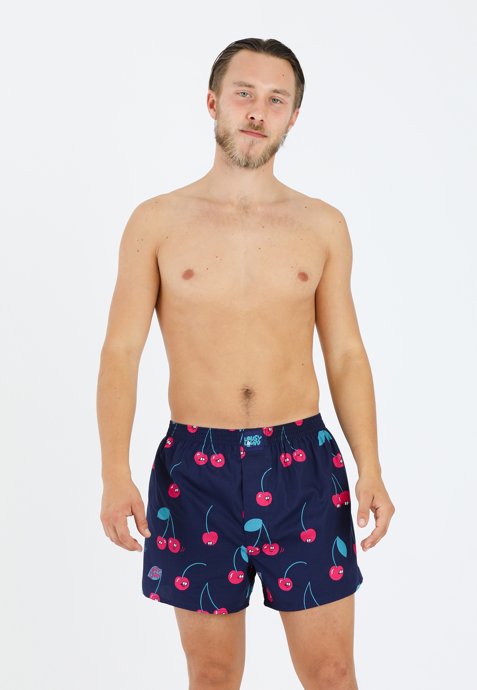 Lousy Livin Boxershorts "Cherry & Berry", im 2er-Pack mit buntem Design