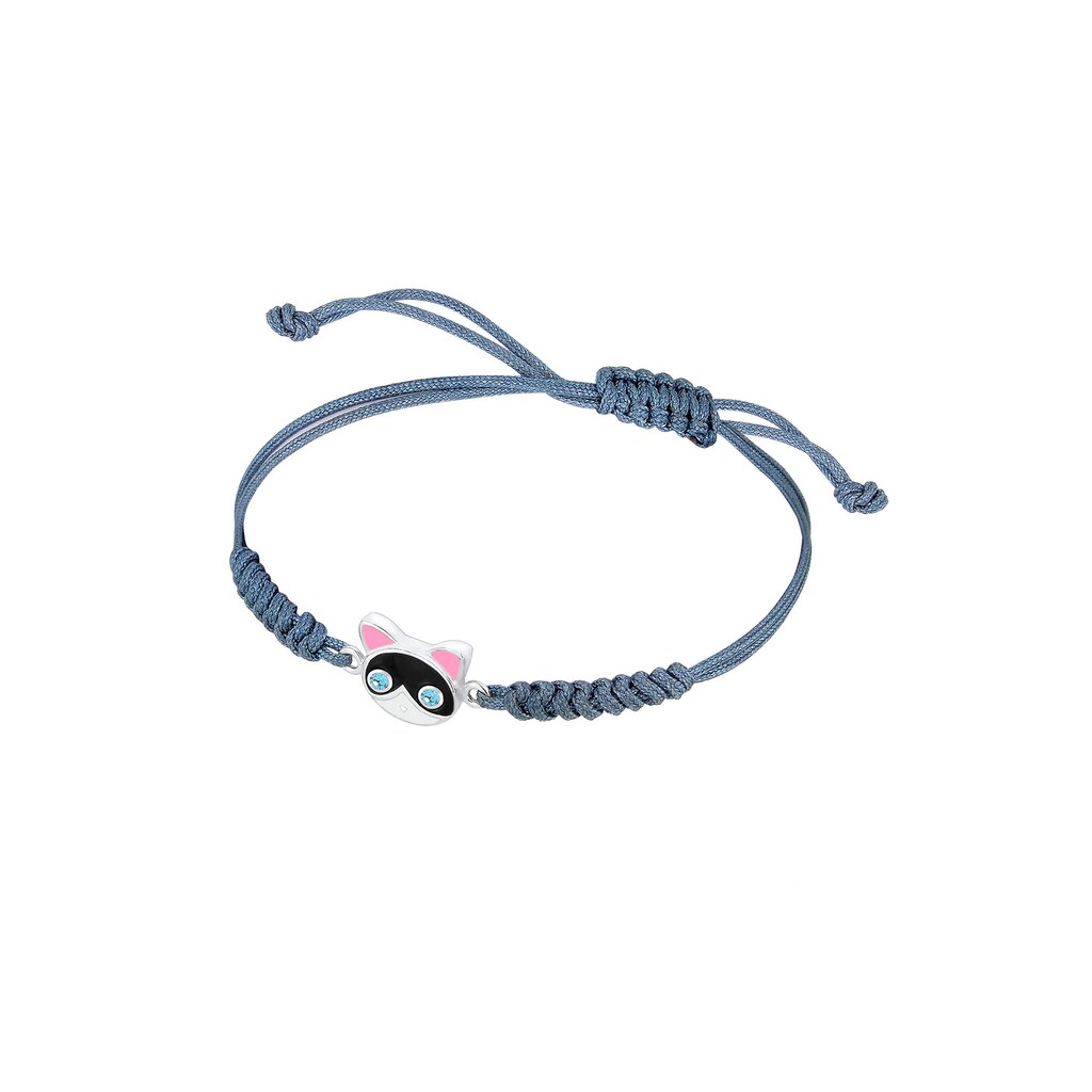 Elli Armband »Kinder Kids Katze Kristalle 925 Silber«