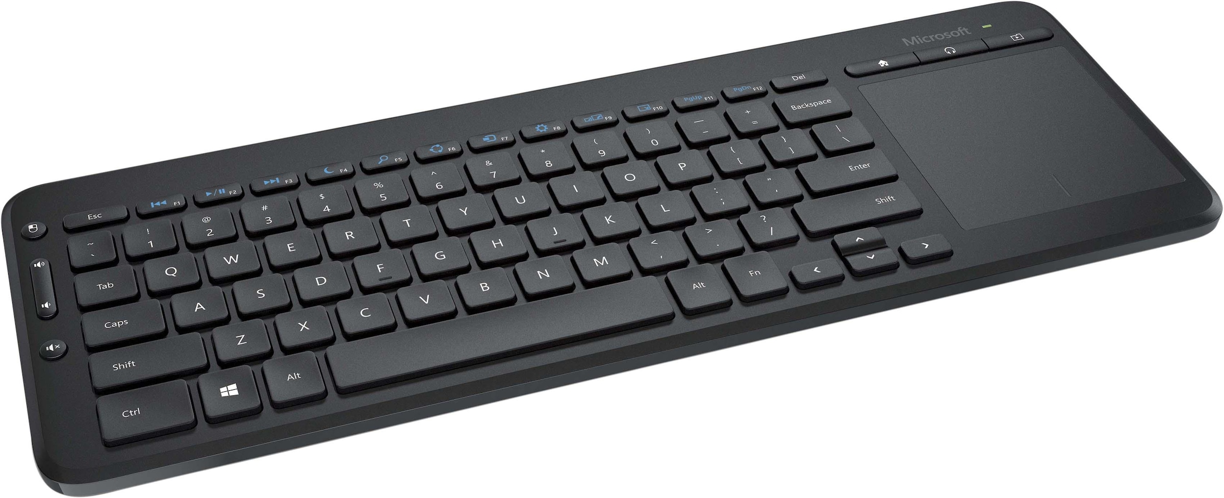 Microsoft Tastatur mit Touchpad »All-in-One Media Keyboard«, (Touchpad-Multimedia-Tasten)