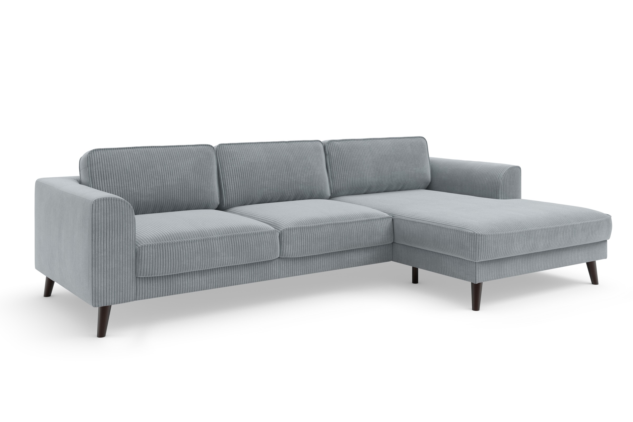 TRENDMANUFAKTUR Ecksofa »Lumber Jack, elegantes Designsofa, zeitlos modern, hoher Sitzkomfort«, wahlweise mit Bettfunktion u. Bettkasten, L-Form