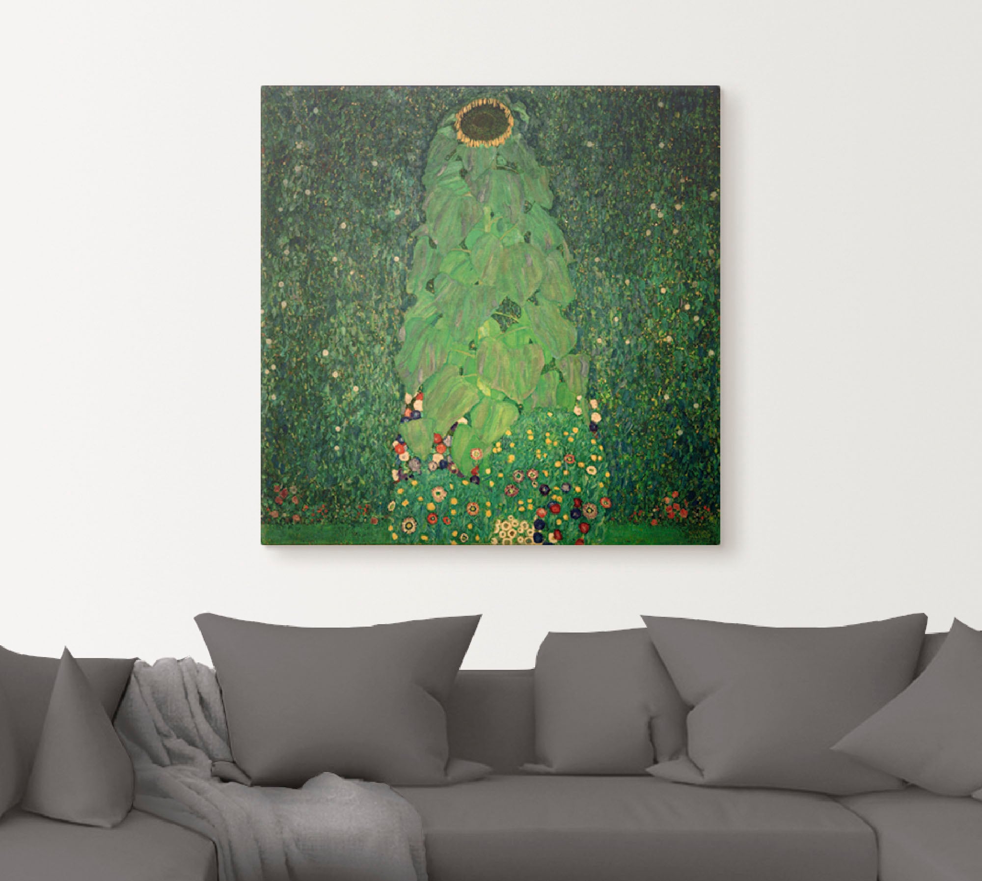 Artland Wandbild »Die Sonnenblume«, Blumen, (1 St.), als Leinwandbild, Poster in verschied. Größen