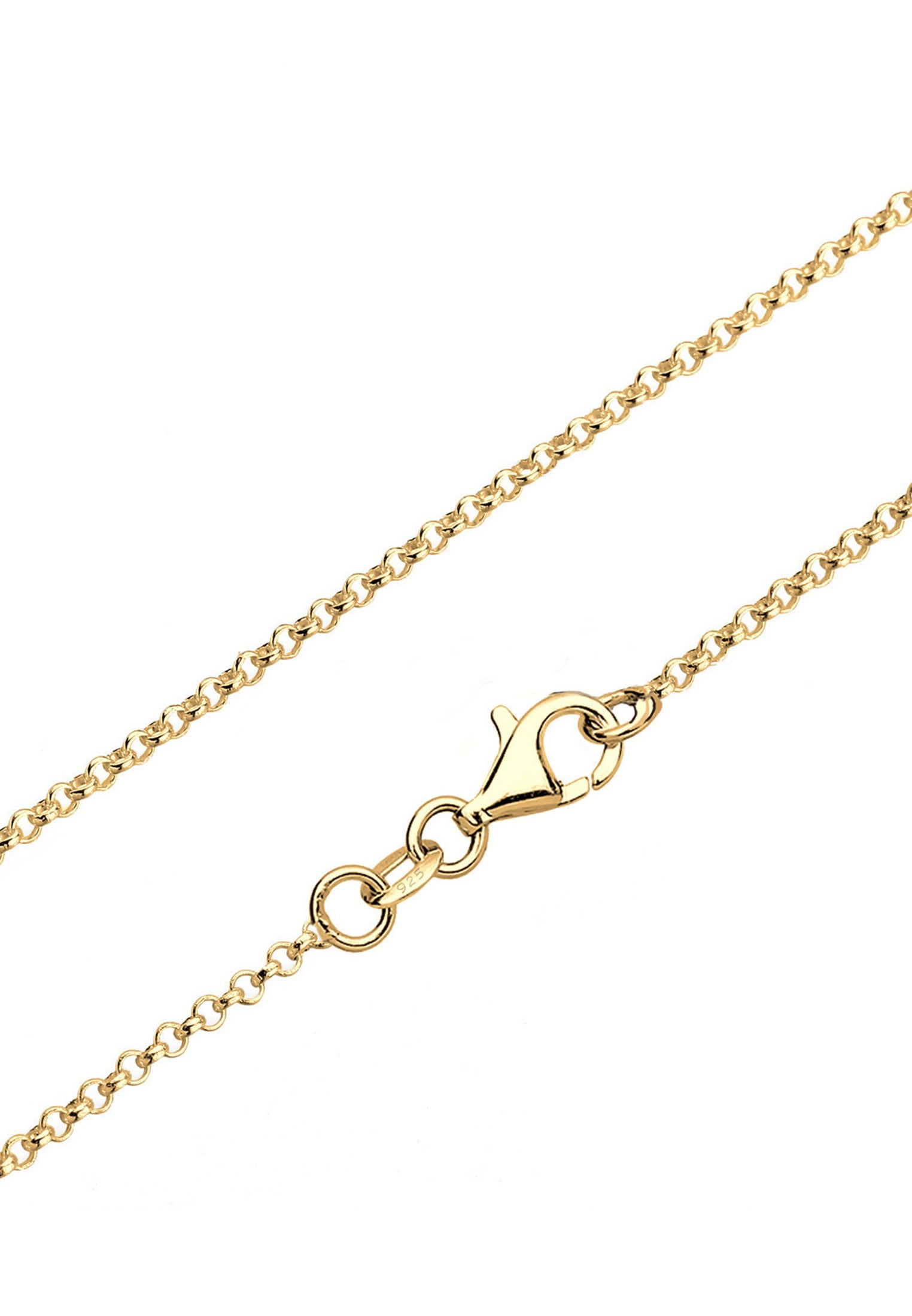 Elli Collierkettchen »Evil Eye Glas Kristalle Blau 925 Sterling Silber vergoldet«