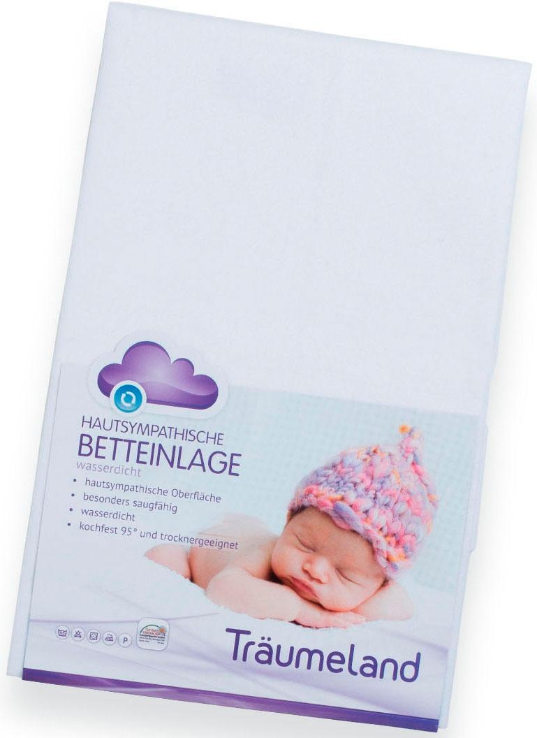 Träumeland Matratzenauflage »Moltonauflage, 40x50, 90x200 cm und weiteren Größen, hautsympathisch«, Allergiker geeignet (Hausstauballergiker), wasserdicht