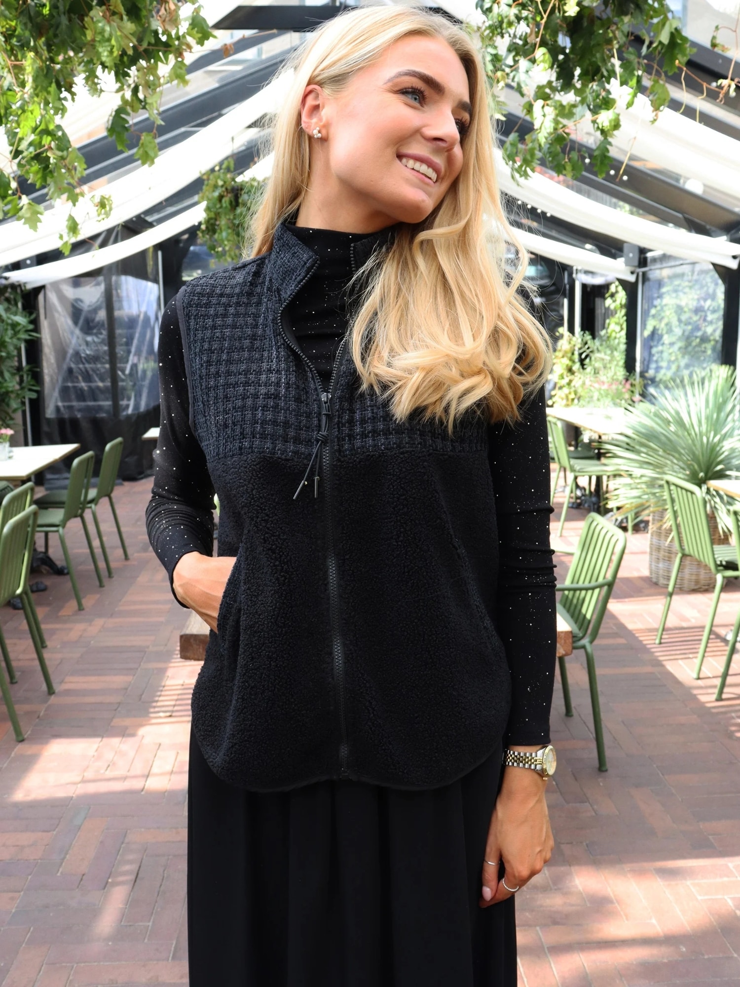 Liberté Essentiel Kurzweste »Liberté Essentiel Vest TEDDY«
