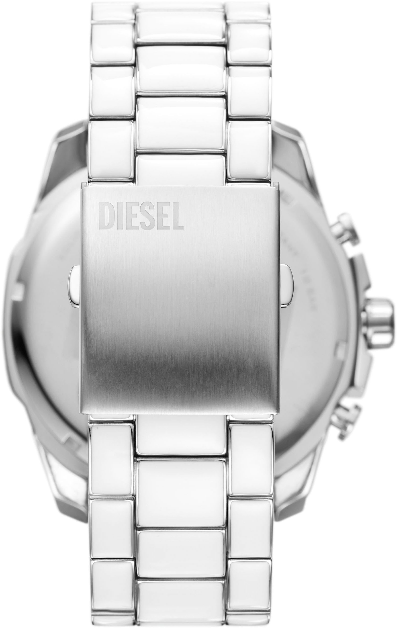 Diesel Chronograph »MEGA CHIEF«, Quarzuhr, Armbanduhr, Herrenuhr, Stoppfunktion, Edelstahlarmband