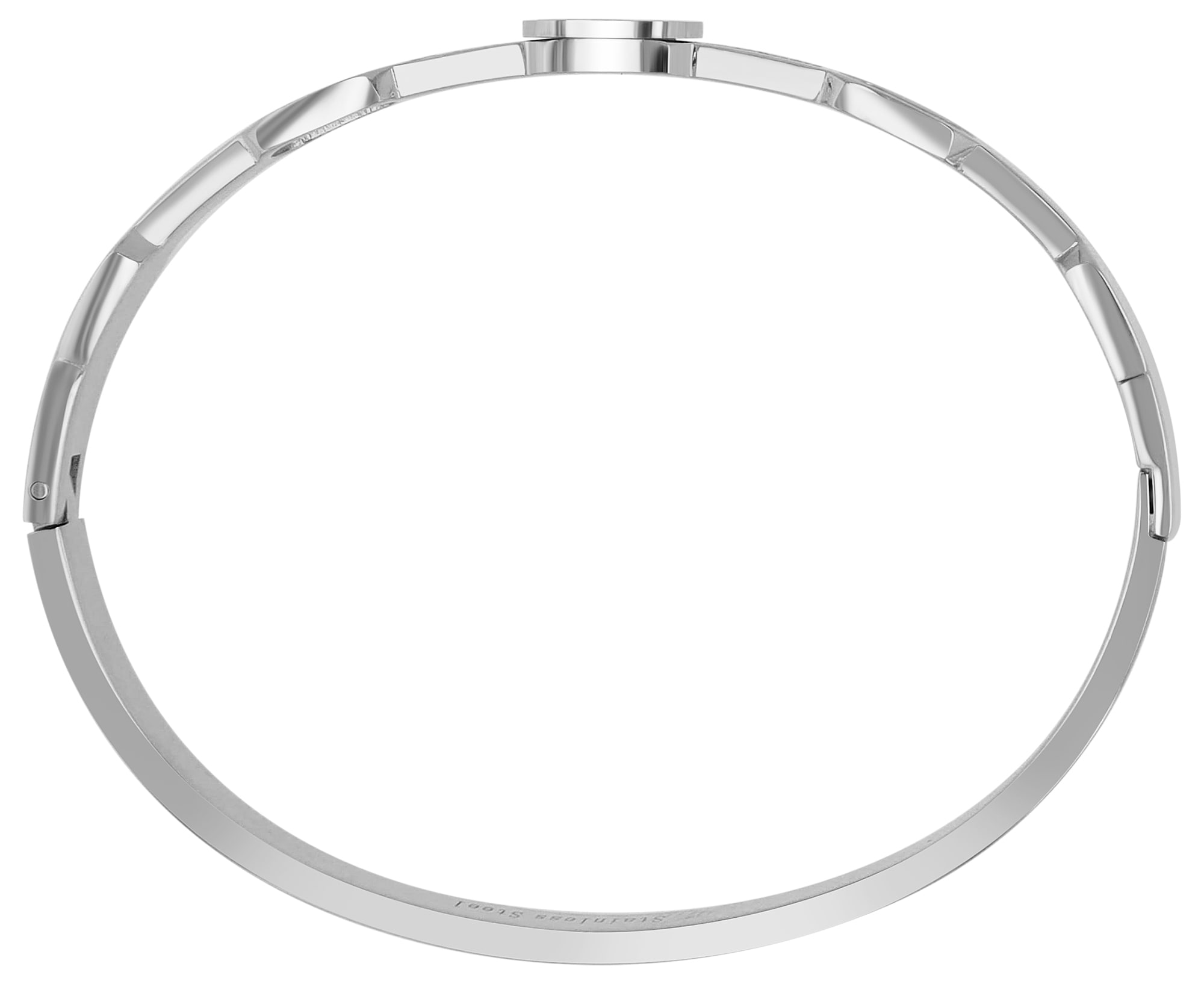 Adelia´s Armreif »Damen Armband – Armreif aus Edelstahl mit Perlmutt Ø 6,0 cm cm« Eine schöne Geschenkidee für jeden Anlass