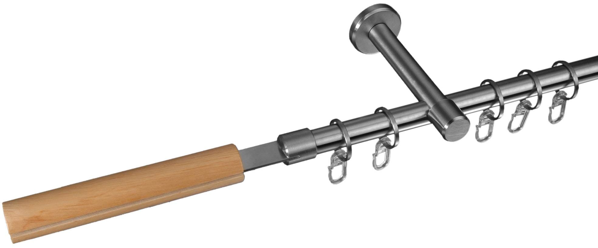 Liedeco Gardinenstange "Stil Kolding" Ø 16 mm 1 läufig-läufig Fixmaß 1-läuf günstig online kaufen