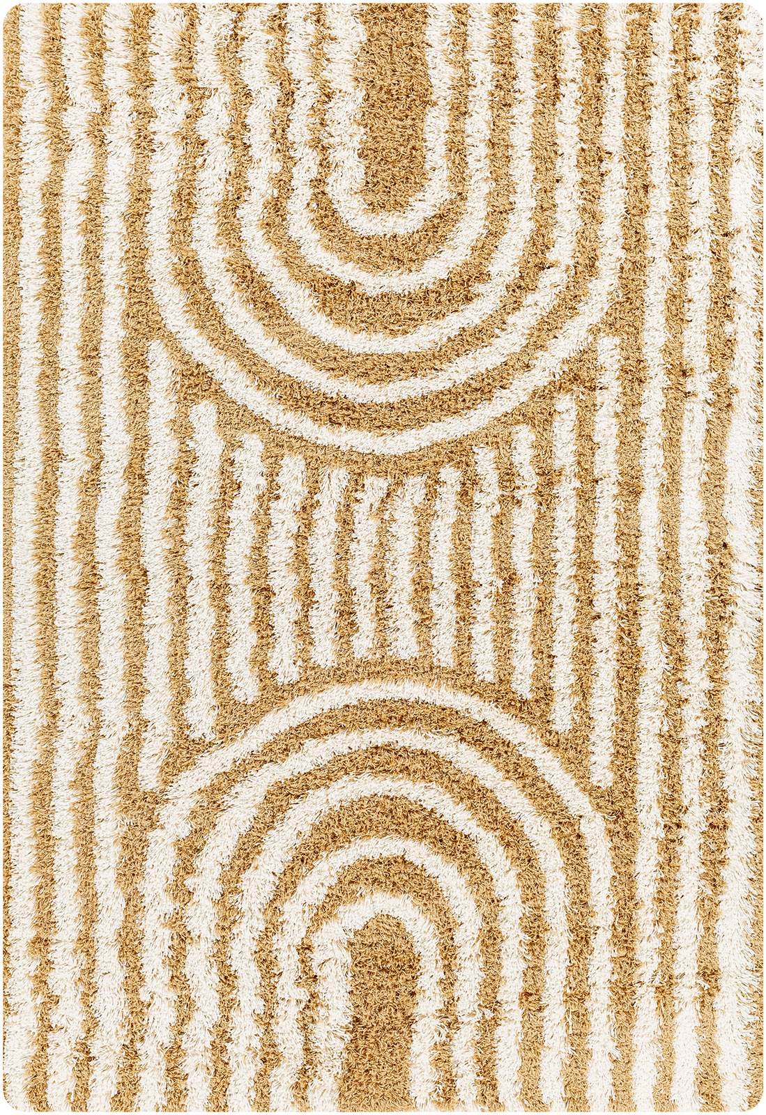 Livabliss Hochflor-Teppich "DUBAI" rechteckig 52 mm Höhe Boho Shaggy Teppic günstig online kaufen