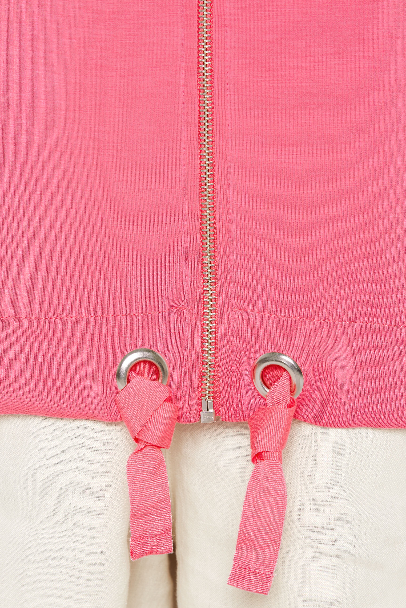 SENSES.THE LABEL Kapuzensweatjacke, mit Baumwolle