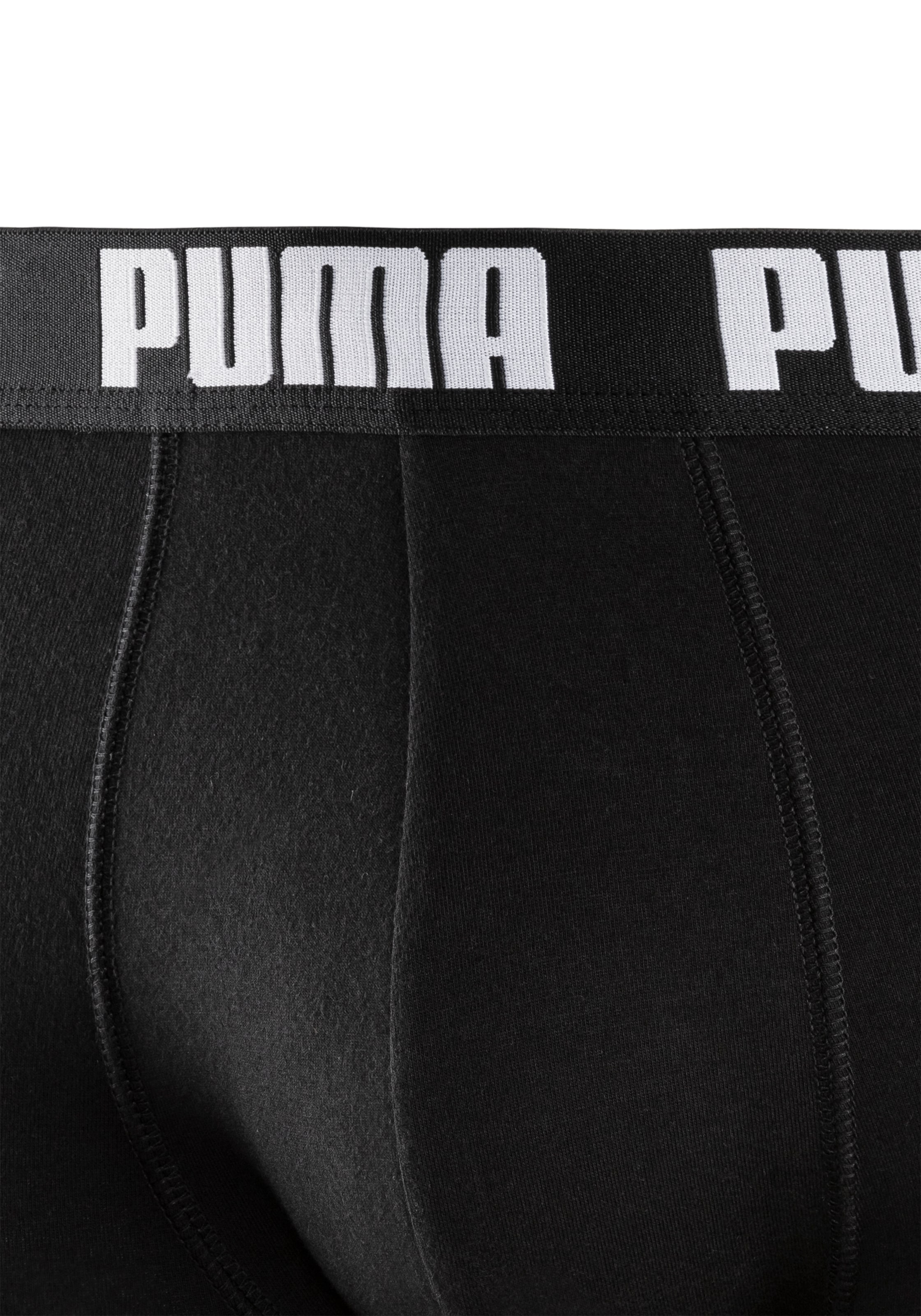 PUMA Boxer, (Packung, 2er-Pack), mit Logobund