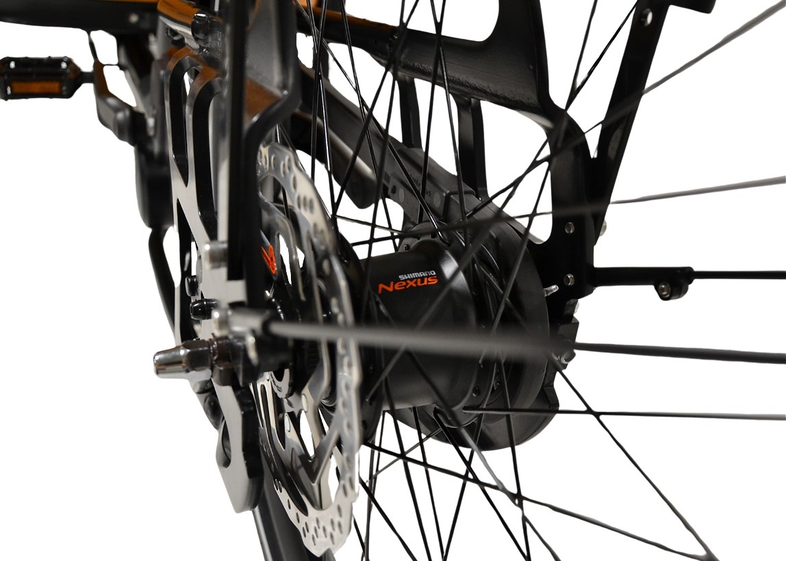 GreenStreet »Family-Cargo 672 Wh« 8 Gang Shimano Nexus Schaltwerk Nabenschaltung Mittelmotor 250 W Blinker