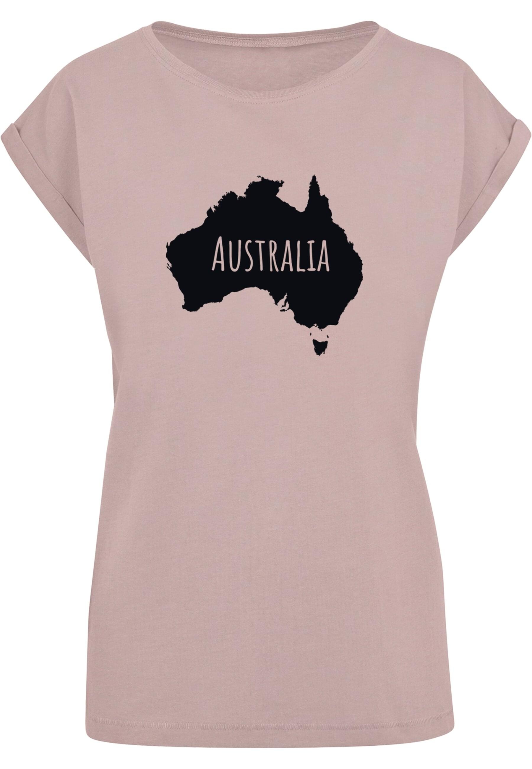 Merchcode T-Shirt "Merchcode Damen Ladies Australia Extended Shoulder Tee" günstig online kaufen