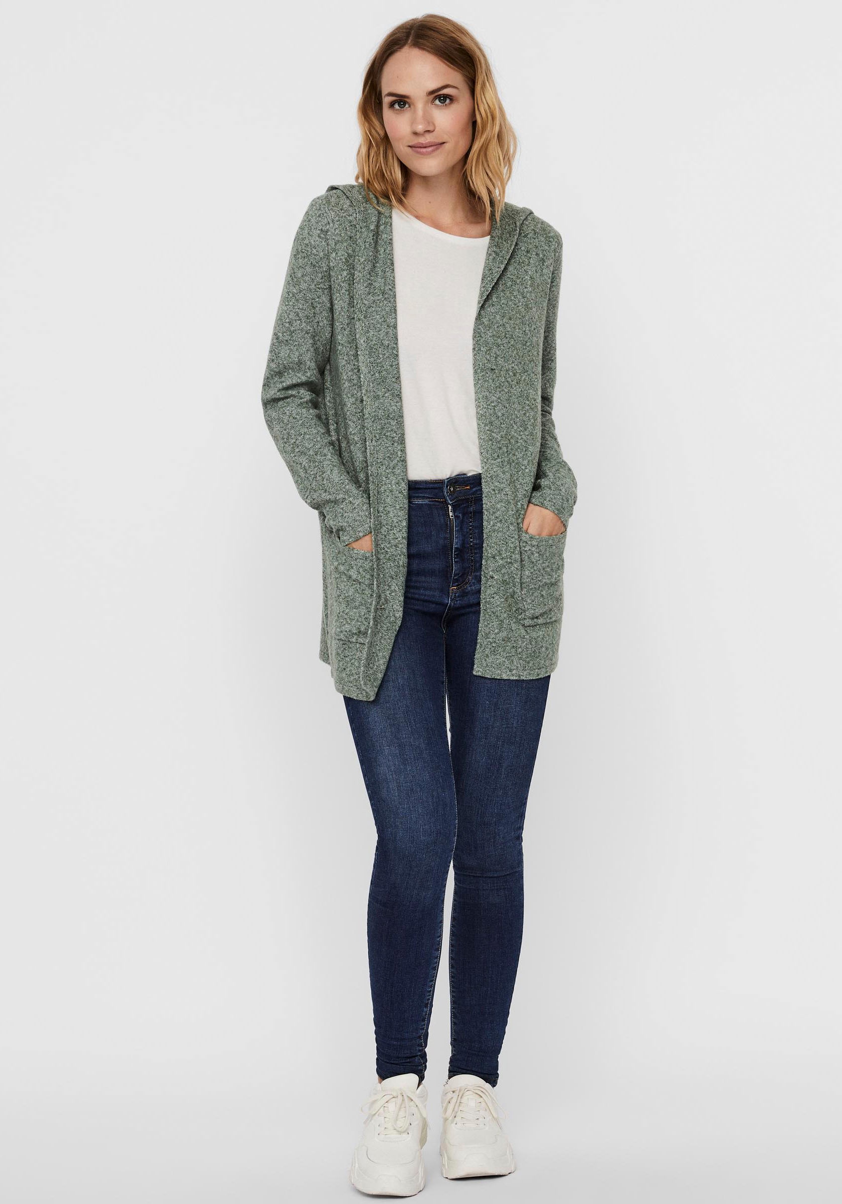 Vero Moda LS »VMDOFFY CARDIGAN | BAUR NOOS« HOOD OPEN Strickjacke für bestellen GA