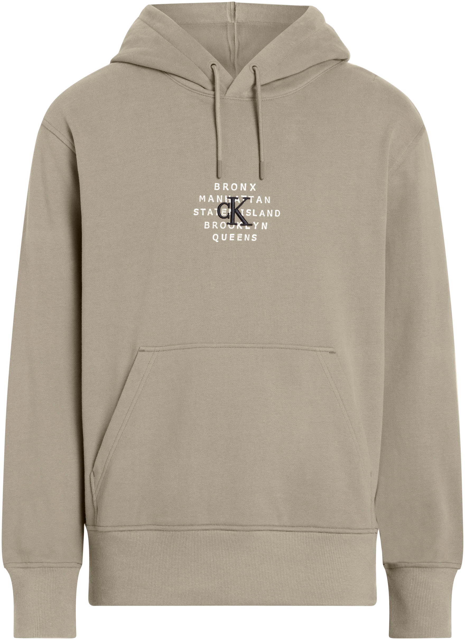 Calvin Klein Jeans Sweatshirt »NYC STAMP GRAPHIC HOODIE«, mit Logostickerei