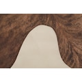 Andiamo Fellteppich »Amarillo«, fellförmig, 4 mm Höhe, Kunstfell, gedruckte Kuhfell-Optik, Wohnzimmer