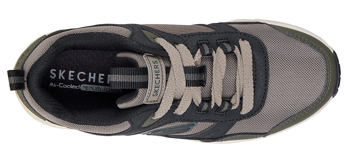 Skechers Sneaker »UNO - RETRO GROOVE«, Freizeitschuh mit Memory Foam, Größenschablone zum Download