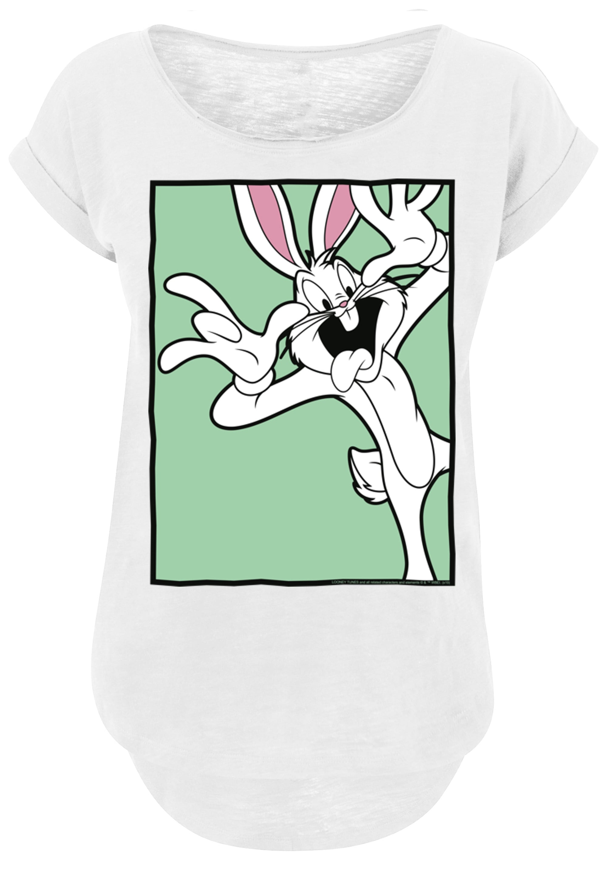 F4NT4STIC T-Shirt »Looney Tunes Bugs Bunny Funny Face«, Print