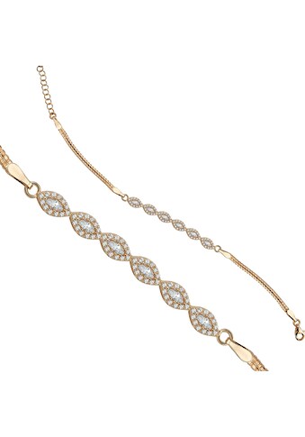 Armband »925/- Sterling Silber rosévergoldet Pure Elegance«