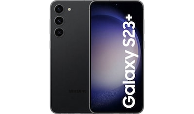 Smartphone »Galaxy S23+«, schwarz, 16,65 cm/6,6 Zoll, 256 GB Speicherplatz, 50 MP Kamera