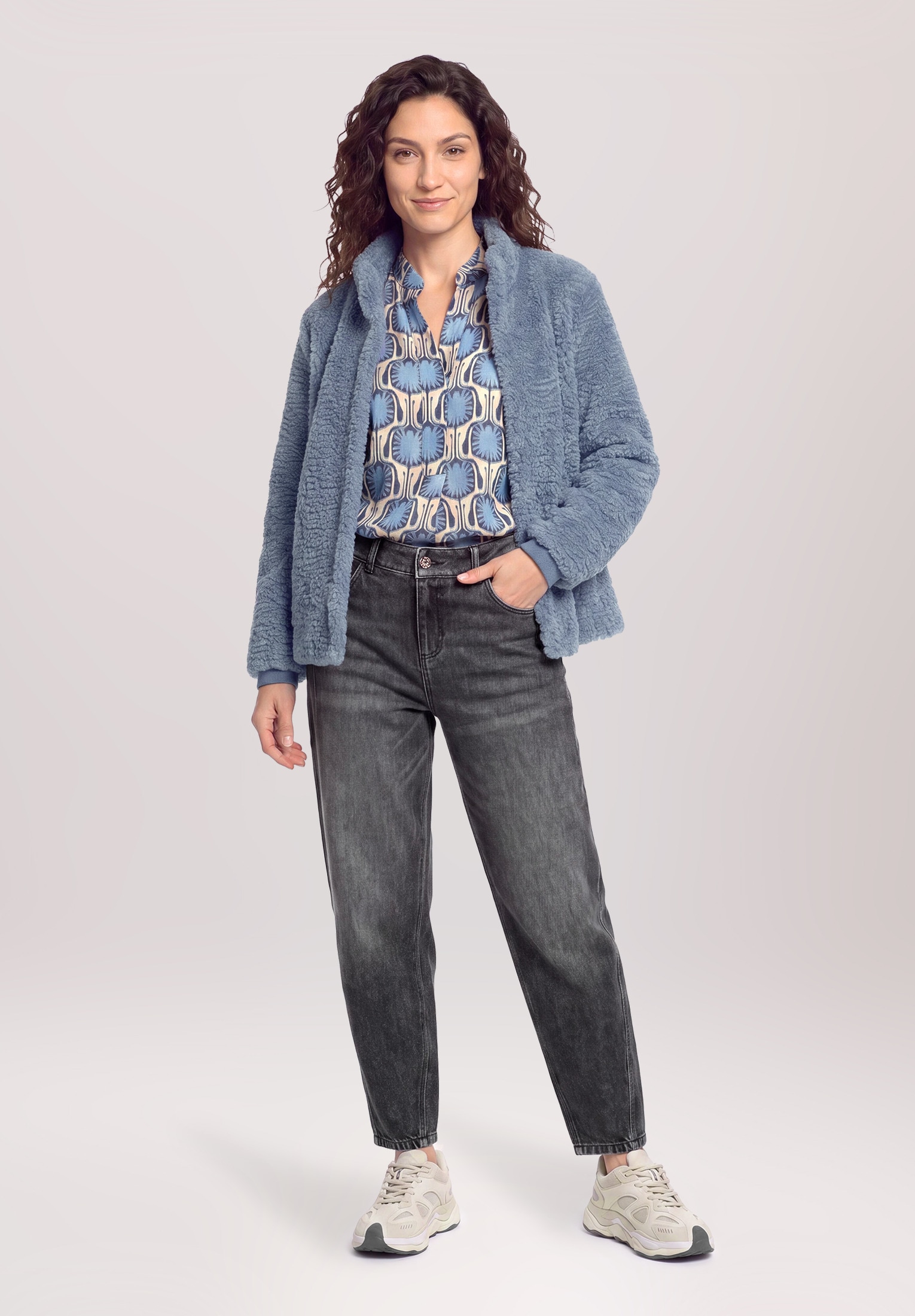 Cartoon Ankle-Jeans »Damen mit Waschung«