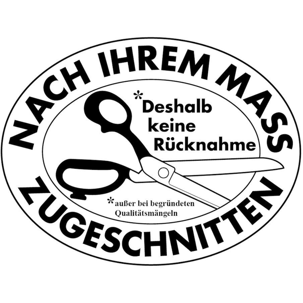 GARESA Gardinenstange »EASY«, 1 läufig-läufig, Wunschmaßlänge, Vorhanggarnitur-Innenlauf, verlängerbar, Wandmontage, Kappe, Aluminium