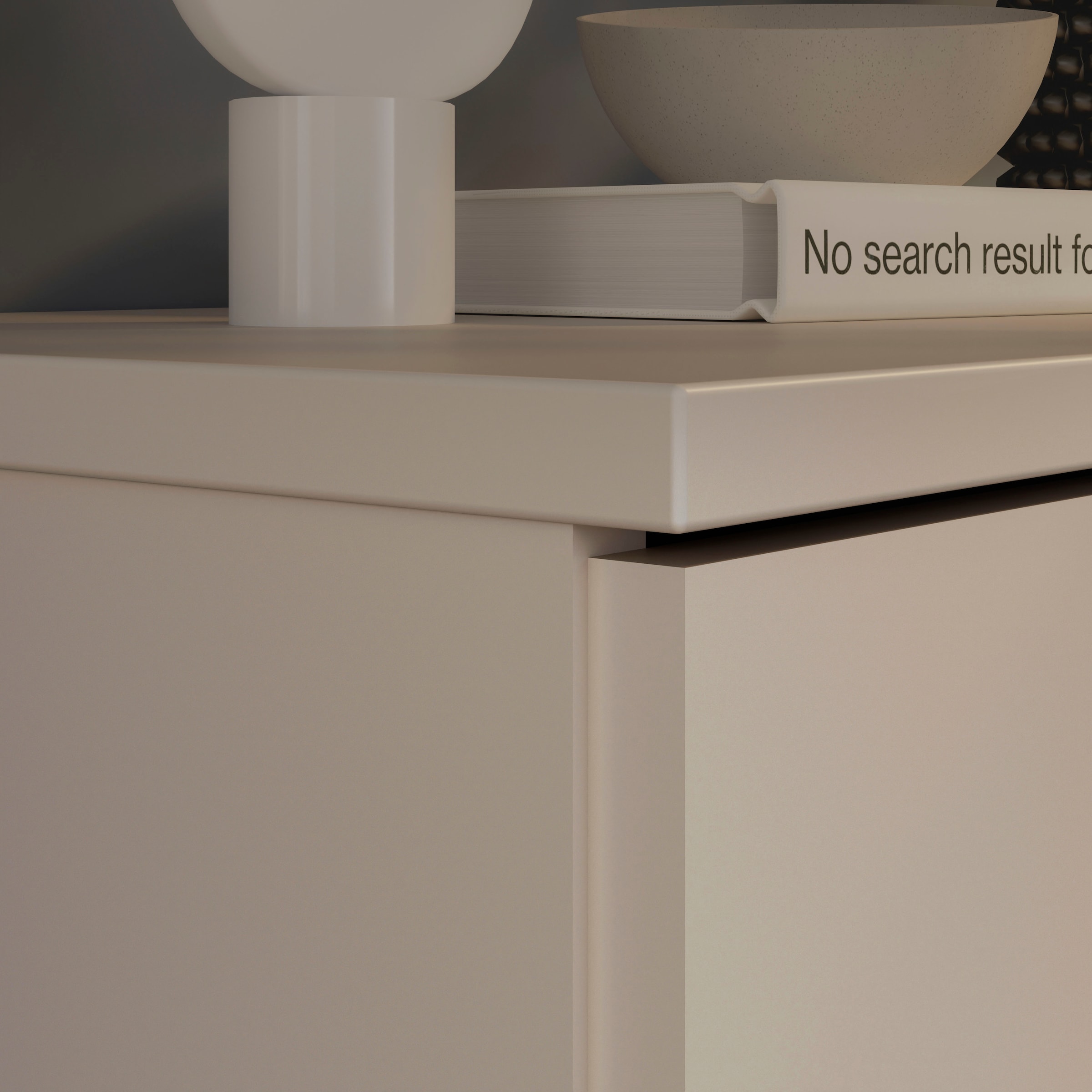 FORTE Sideboard »Ganymede«, Sideboard, Stauraum, Schublade; Metallgriffe, 4 Dekore, Breite 119,8cm