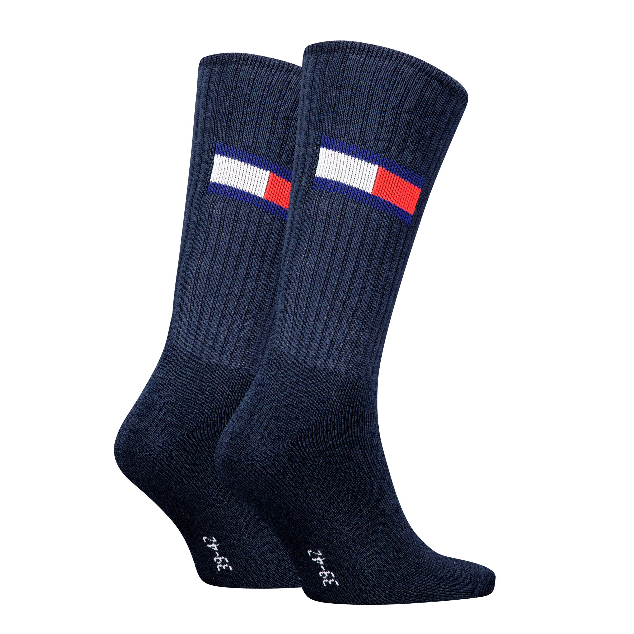 Tommy Hilfiger Socken »TH UNI TJ SOCK 2P FLAG«, (2 Paar, 2 Paar), mit großem Logo
