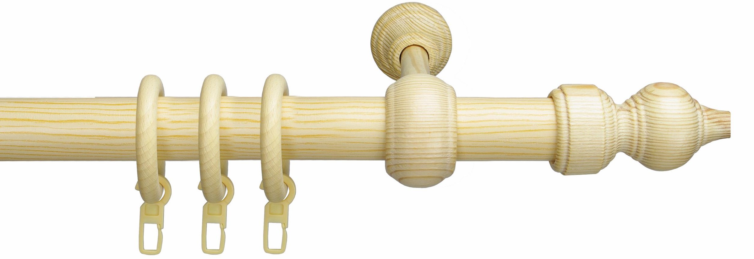 Liedeco Gardinenstange "Thüringen" Ø 28 mm 1 läufig-läufig Fixmaß günstig online kaufen