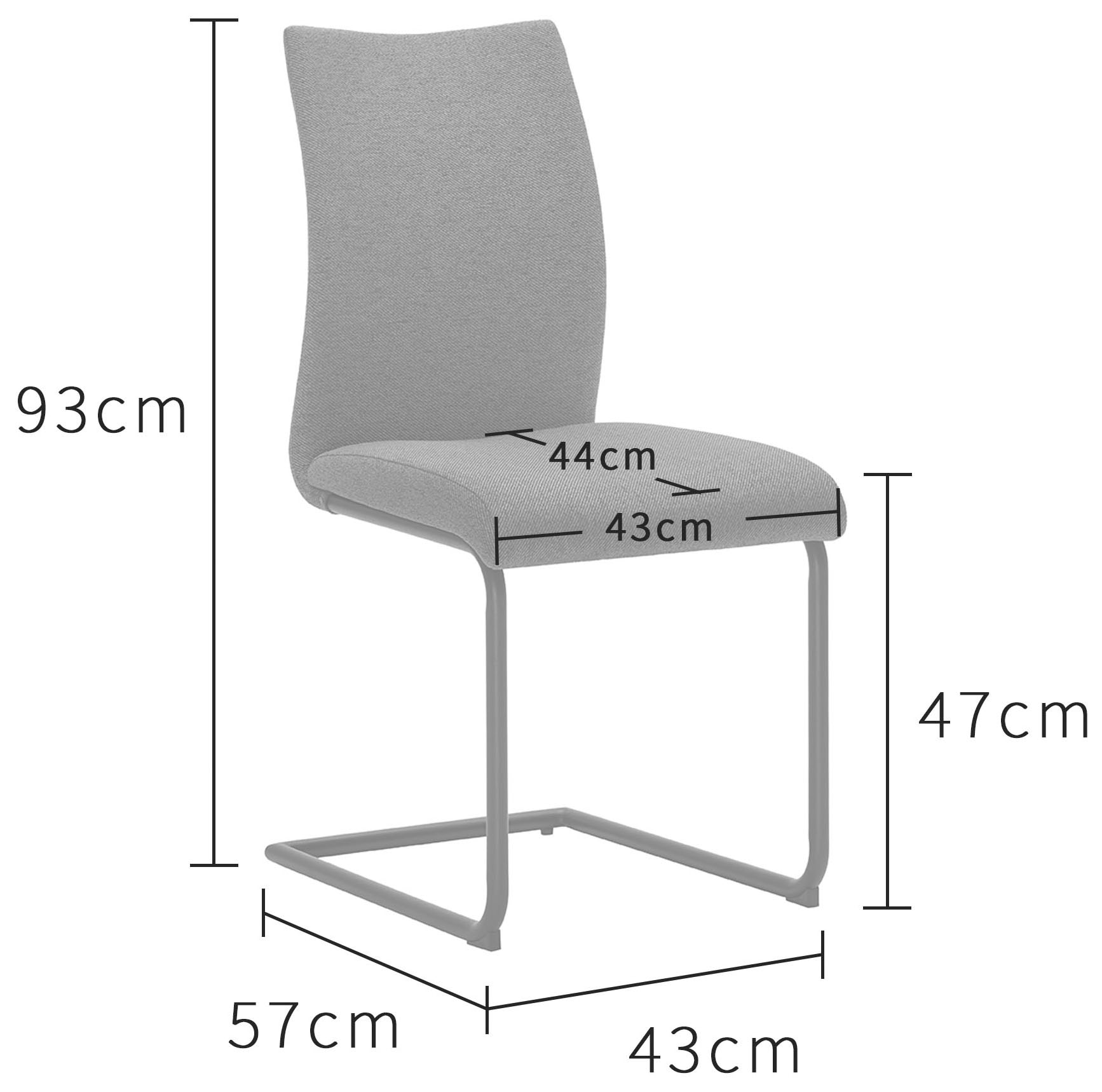 OTTO home Eckbankgruppe »Stevian« Set, 1 ausziehbarer Esstisch + 1 Eckbank Recamiere links + 2 Stühle, 4 Stk. tlg. Holz, Strukturstoffbezug, Freischwingerstühle, gesteppten Bänken