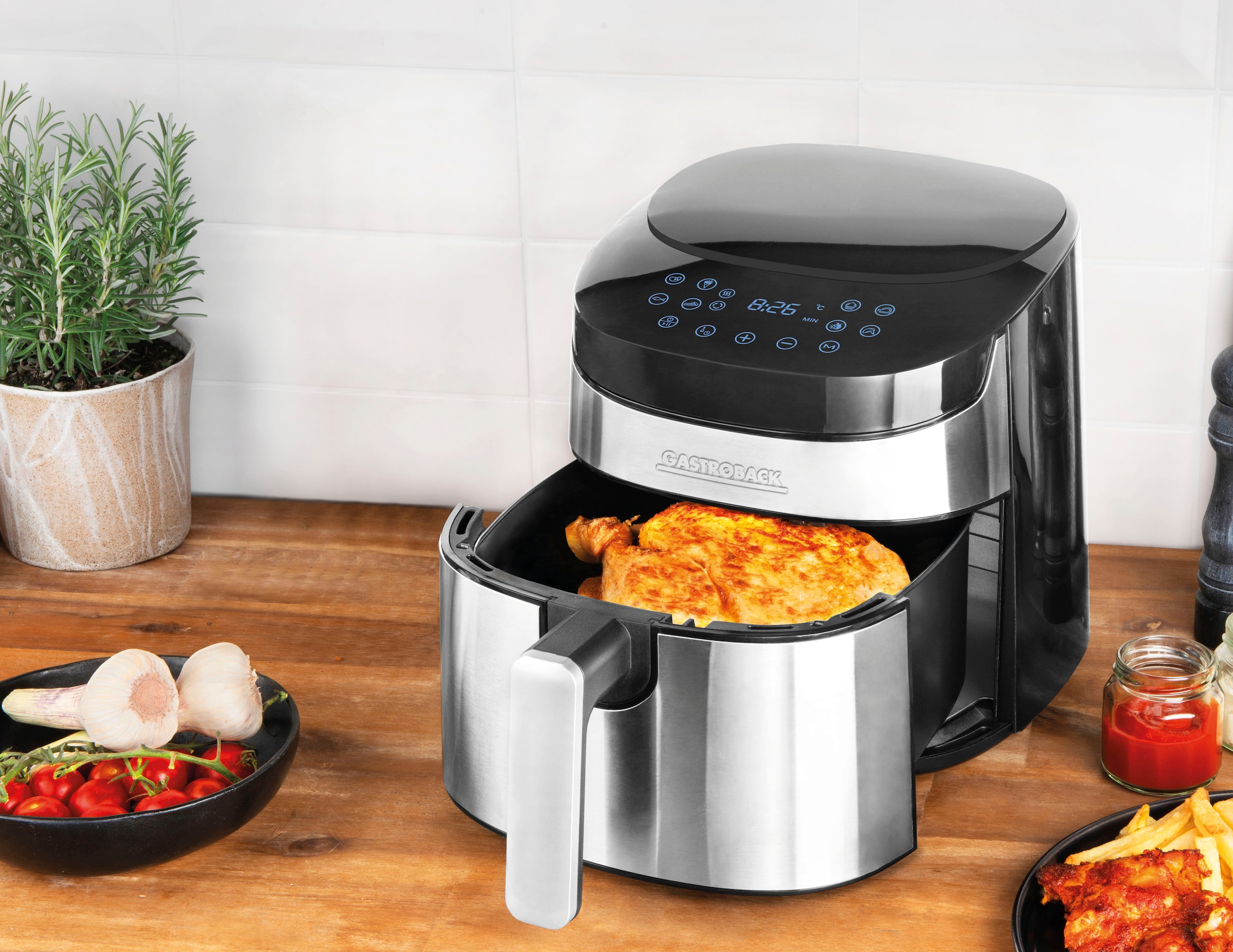 Gastroback Heißluftfritteuse »Design Air Pro 42582«, 1300 W