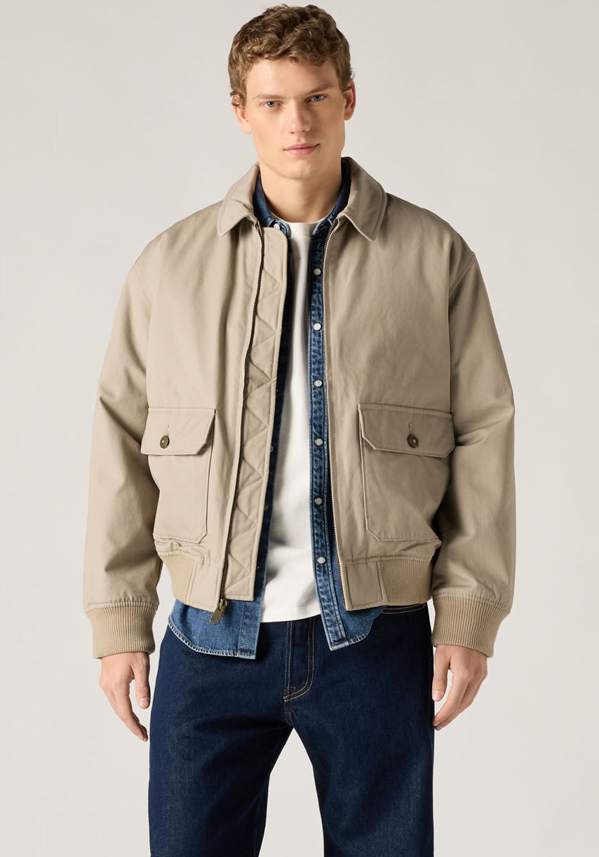 Levis Blouson "CORTLAND JACKET" ohne Kapuze mit Reißverschluss und großen S günstig online kaufen