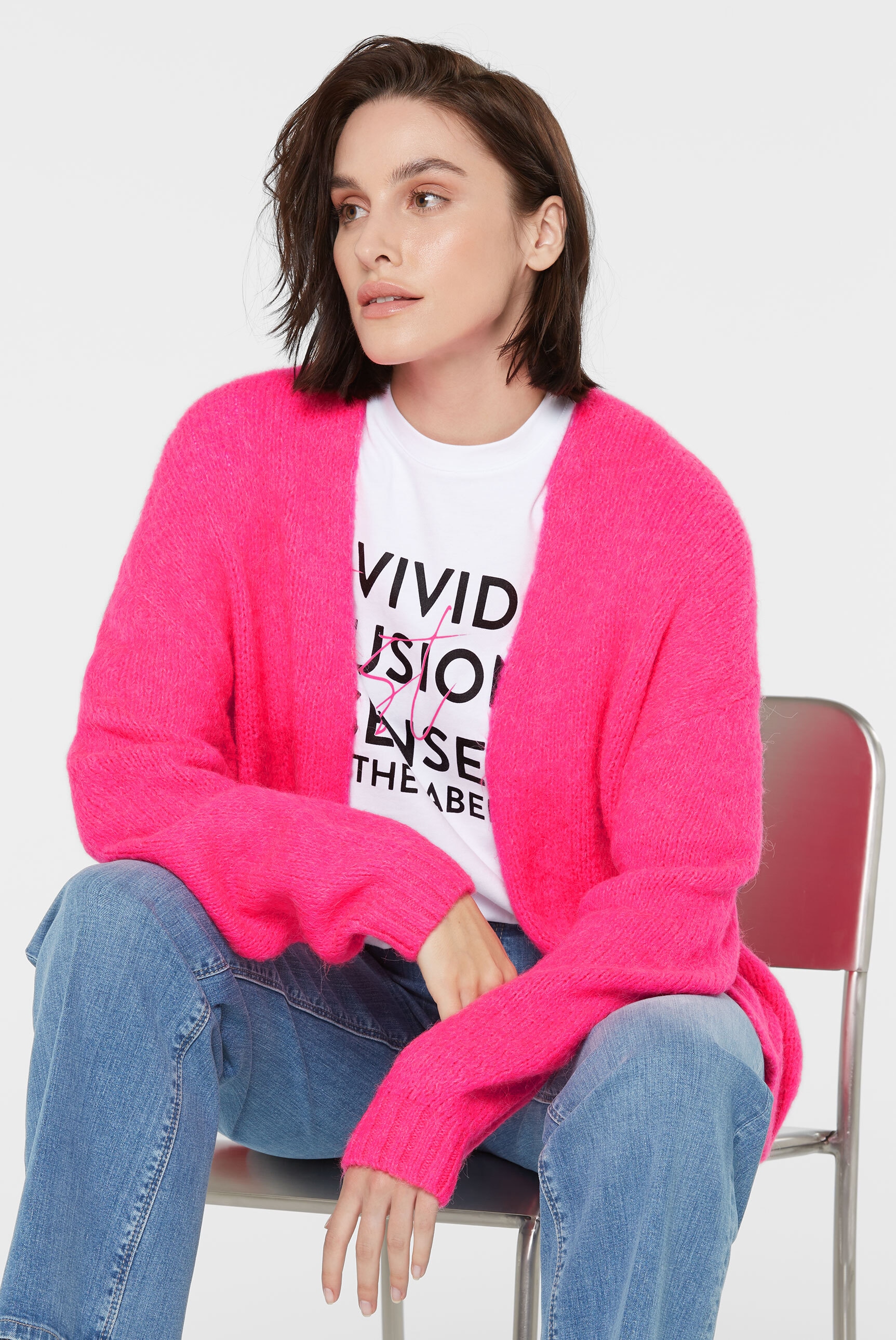SENSES.THE LABEL Cardigan, in weicher Haptik